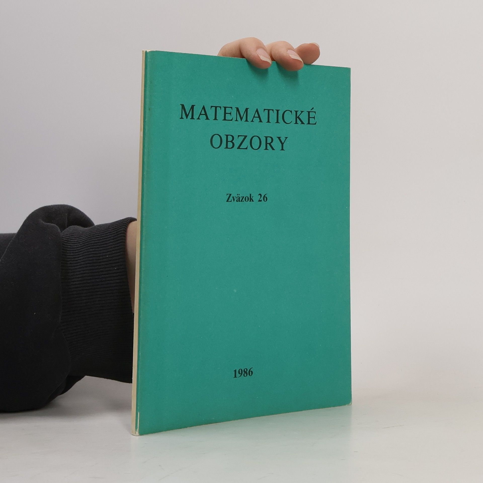 Autores varios Matematické obzory. Zväzok 26