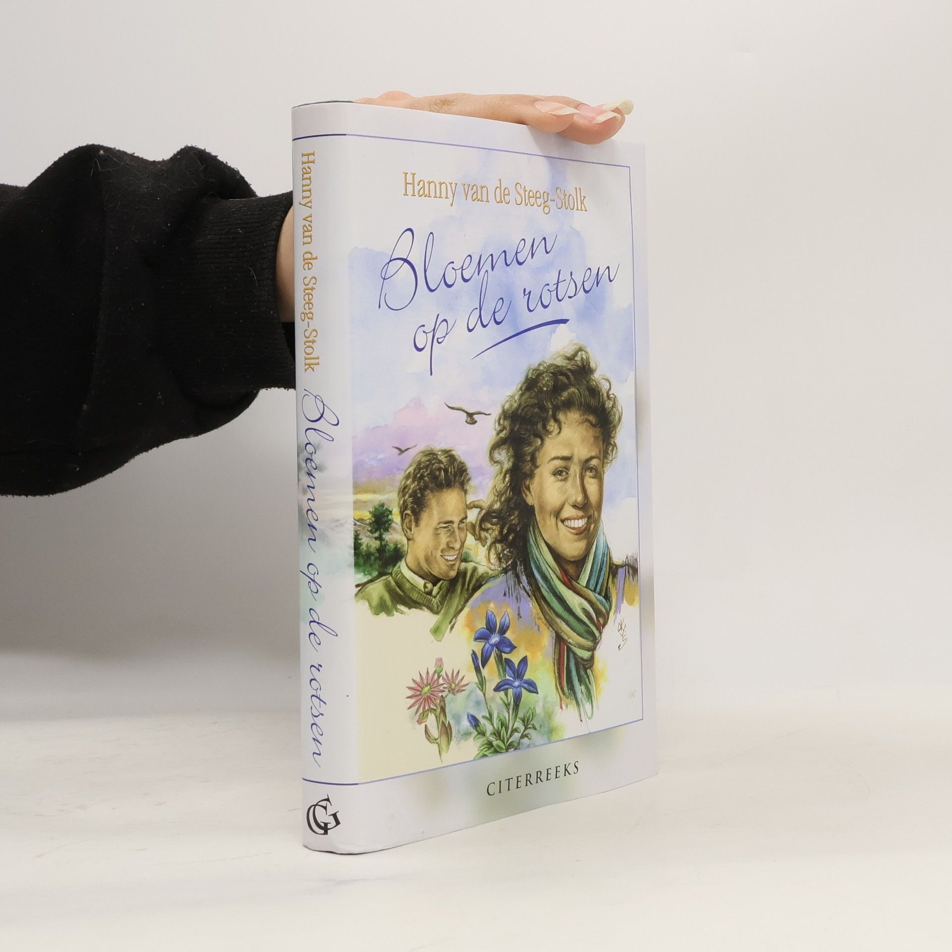 Hanny van de Steeg-Stolk Bloemen op de rotsen