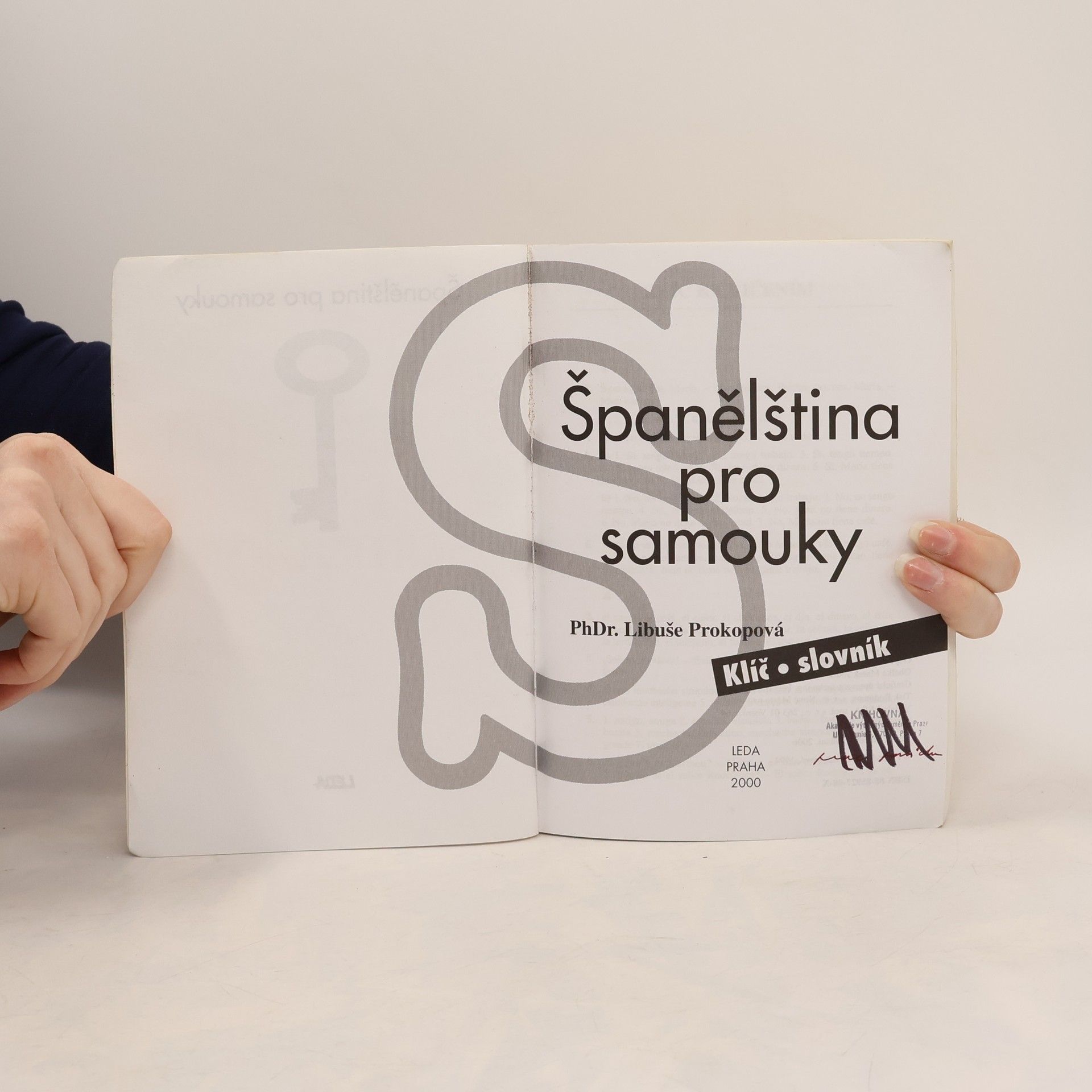 Prokopová Libuše Španělština pro samouky. Klíč, slovník