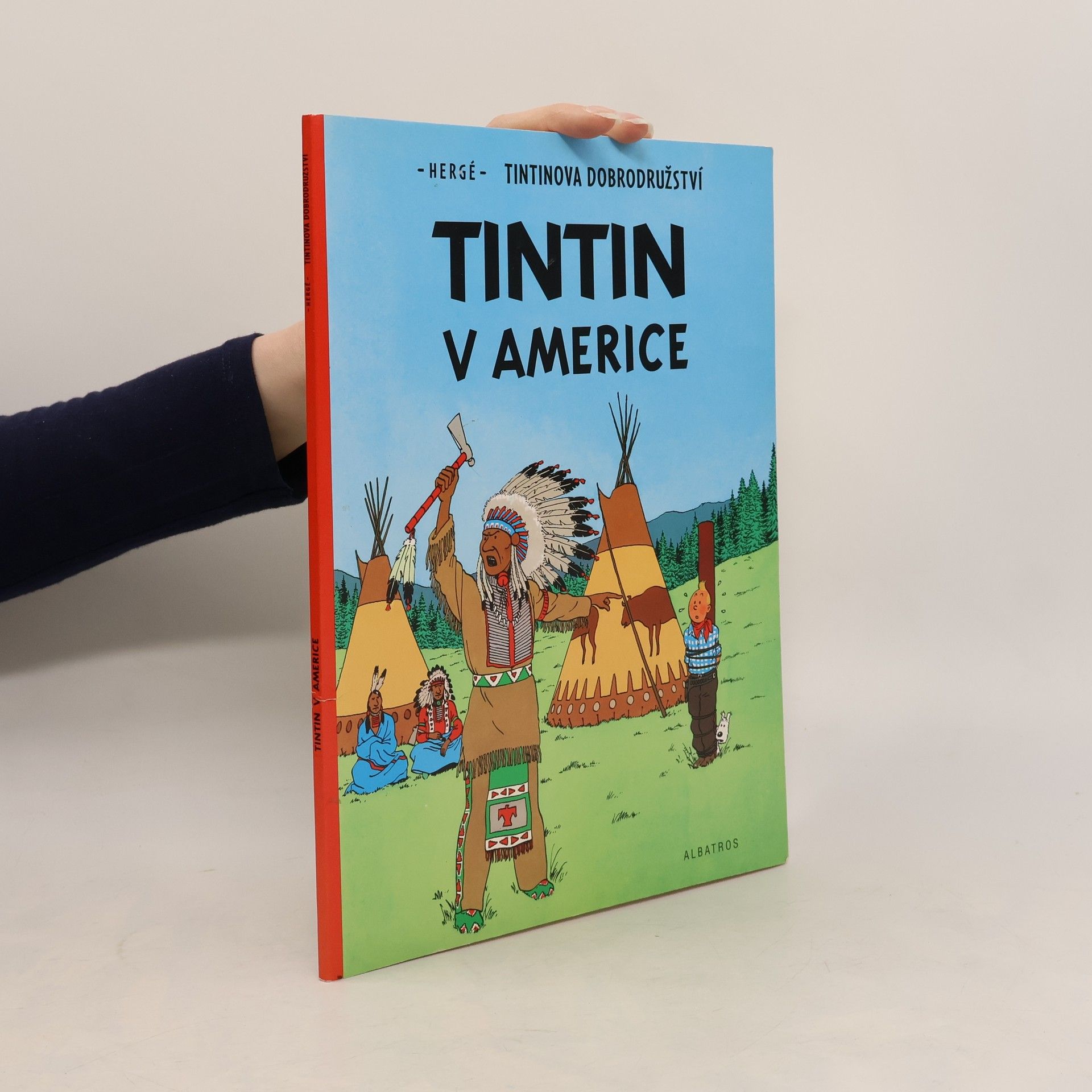 Hergé Tintin v Americe