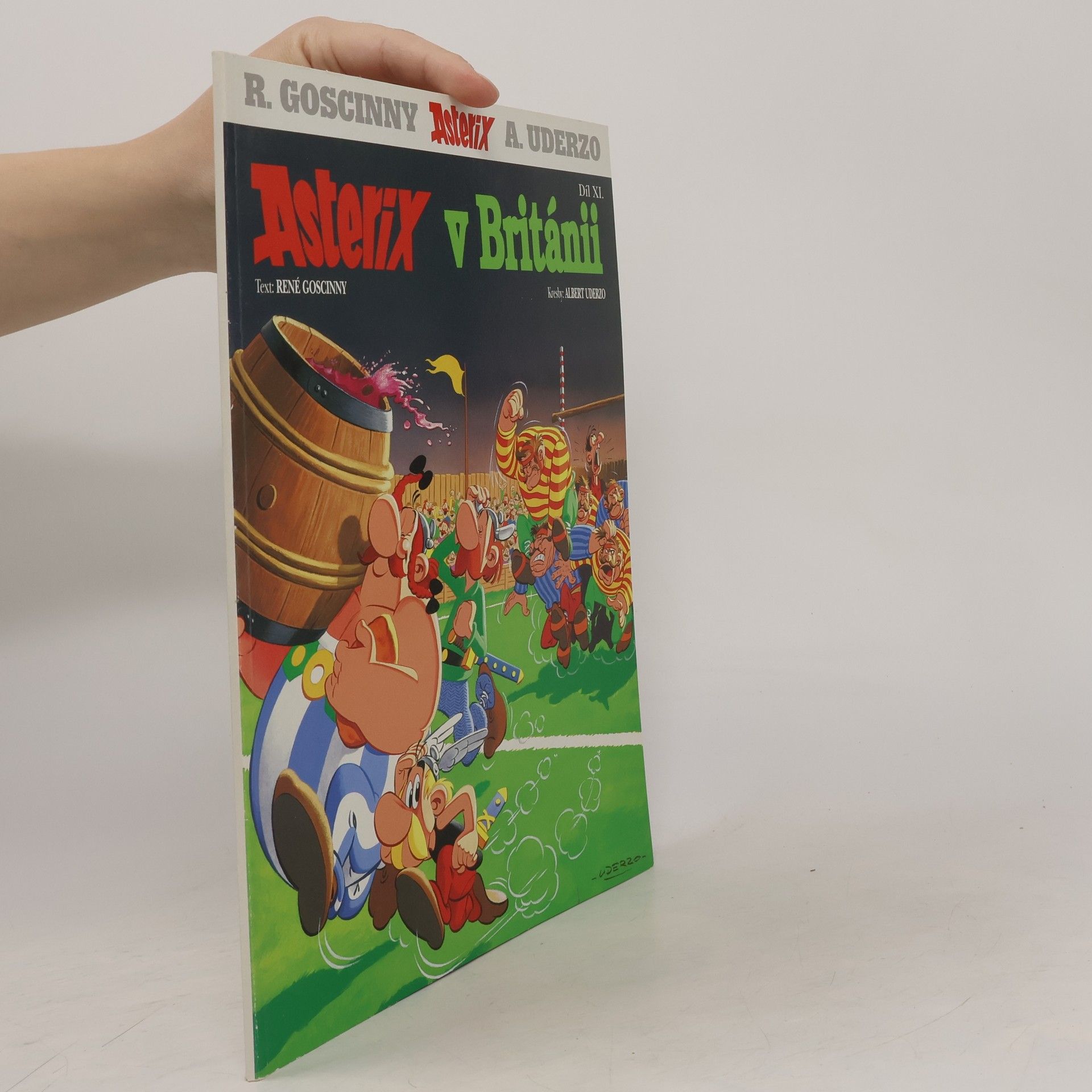 René Goscinny Asterix v Británii