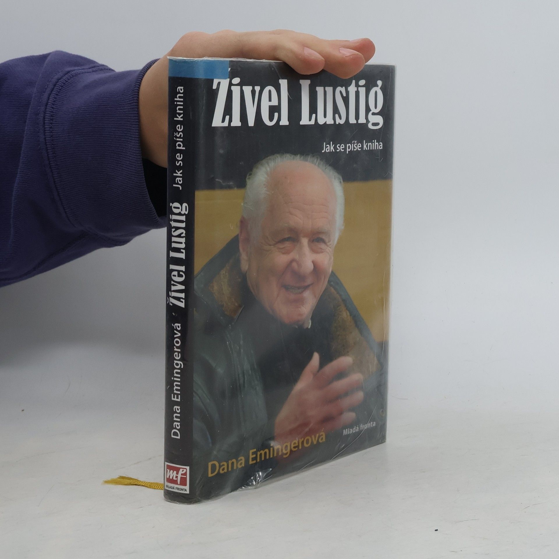 Dana Emingerová Živel Lustig. Jak se píše kniha aneb Hoď sebou ty bejku, už nemám moc času