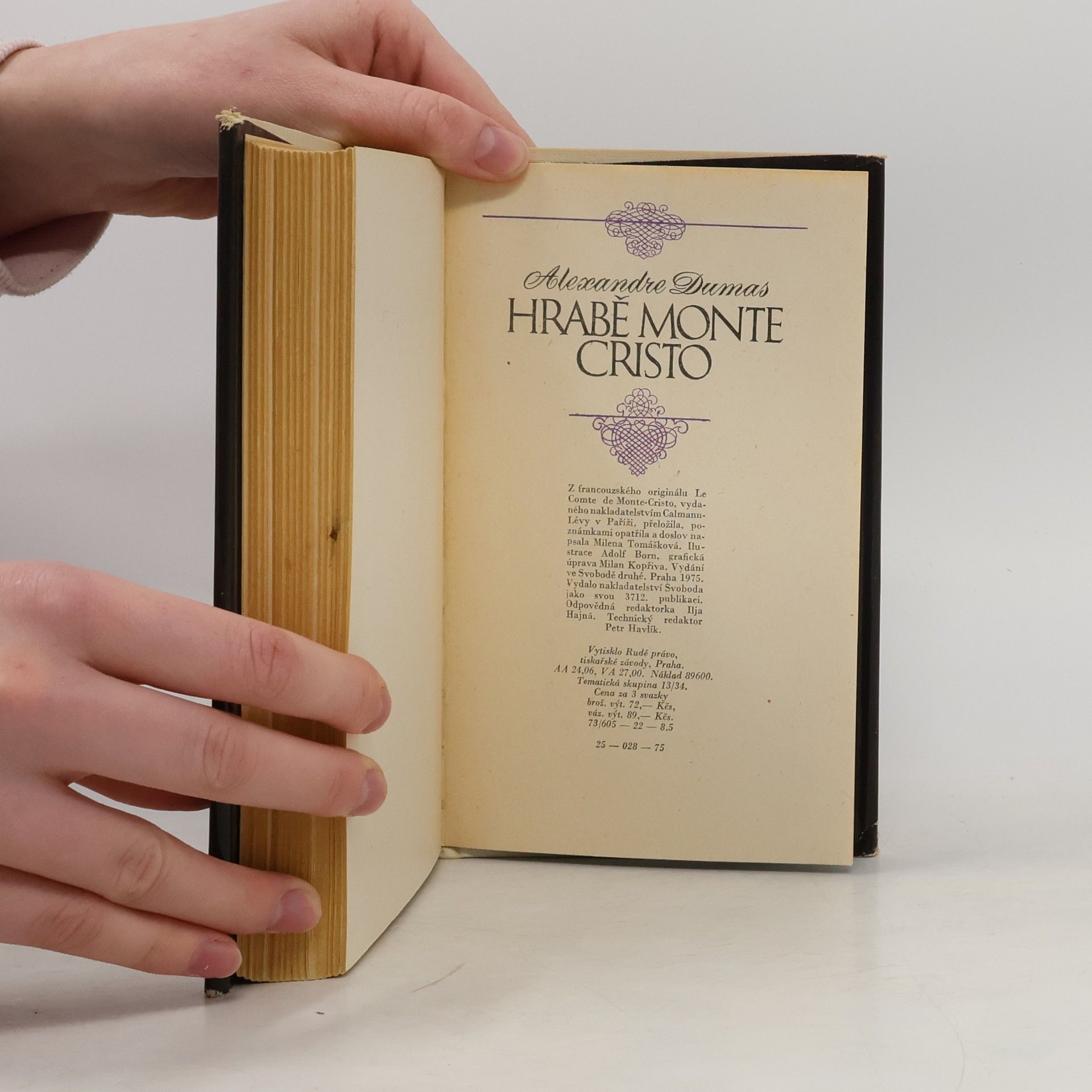 Alexandre Dumas Hrabě Monte Cristo. Kniha 3. Díl 5/6