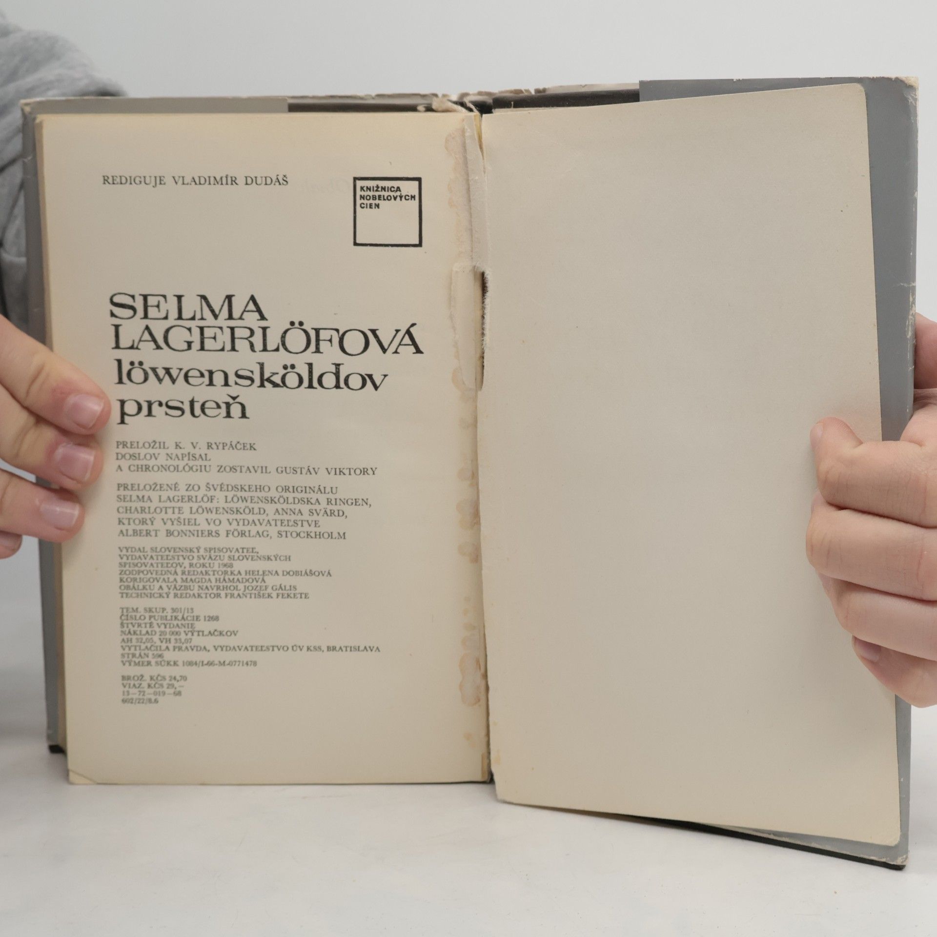 Selma Lagerlöfová Löwensköldov prsteň