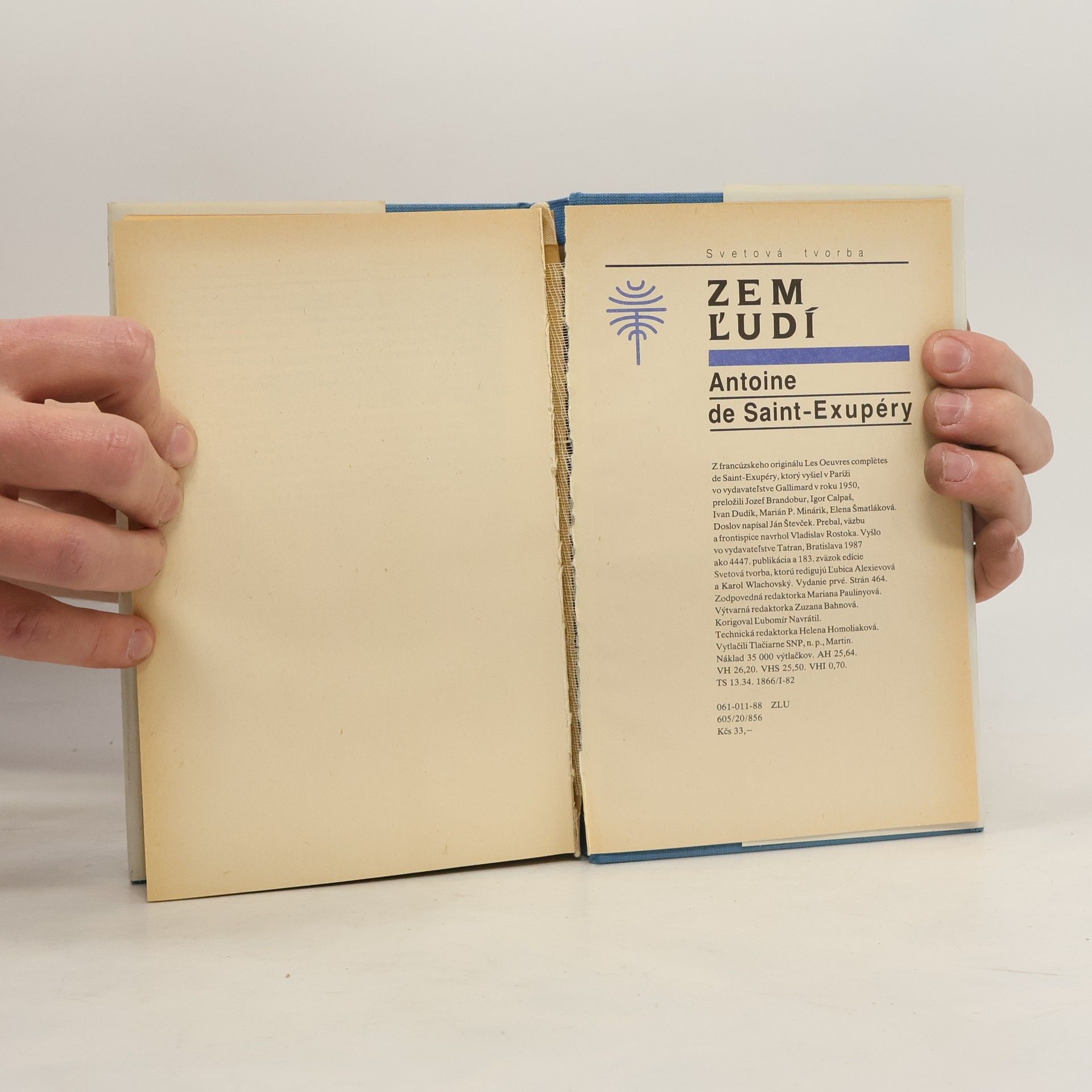 Antoine de Saint-Exupéry Zem l'udí