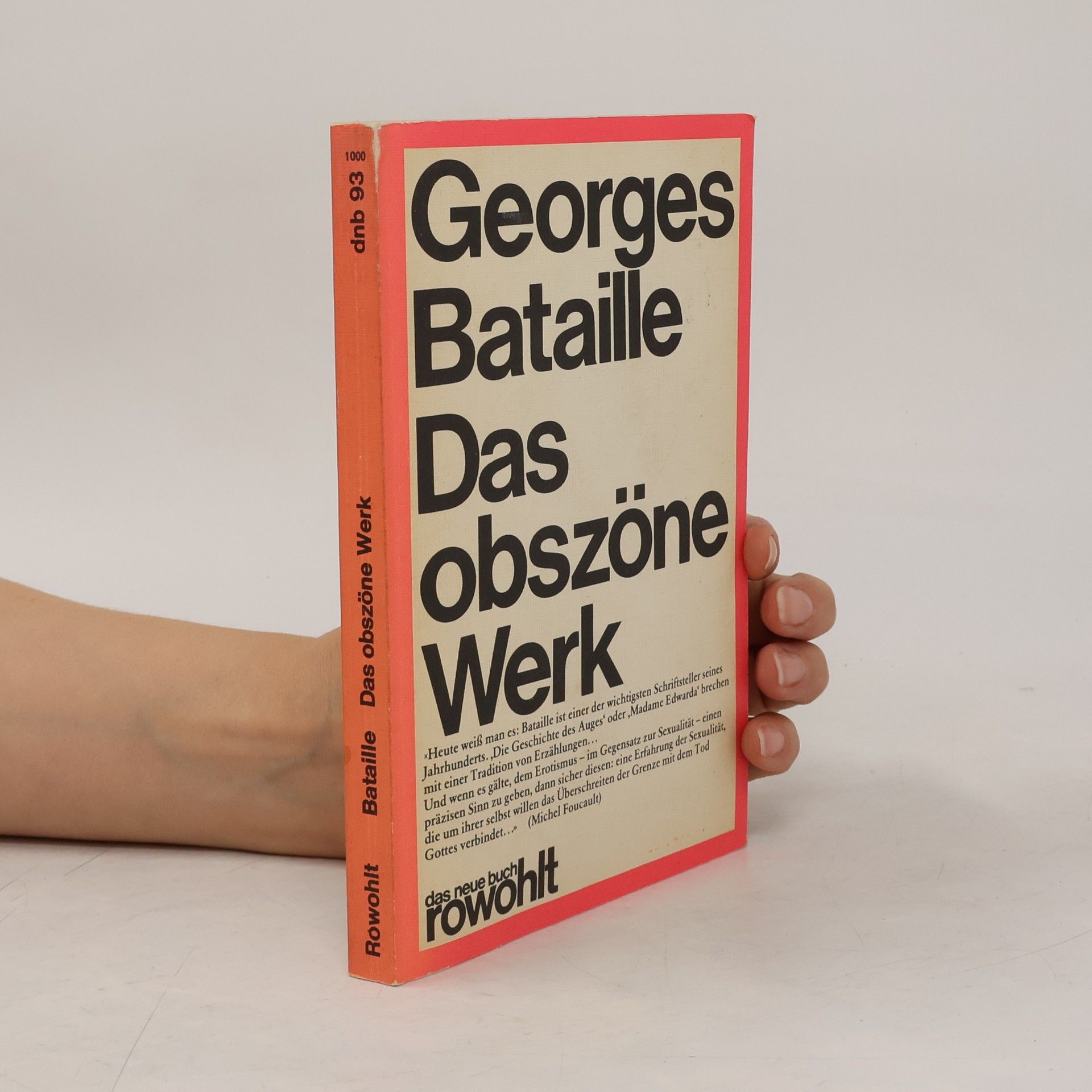 Georges Bataille Das obszöne Werk