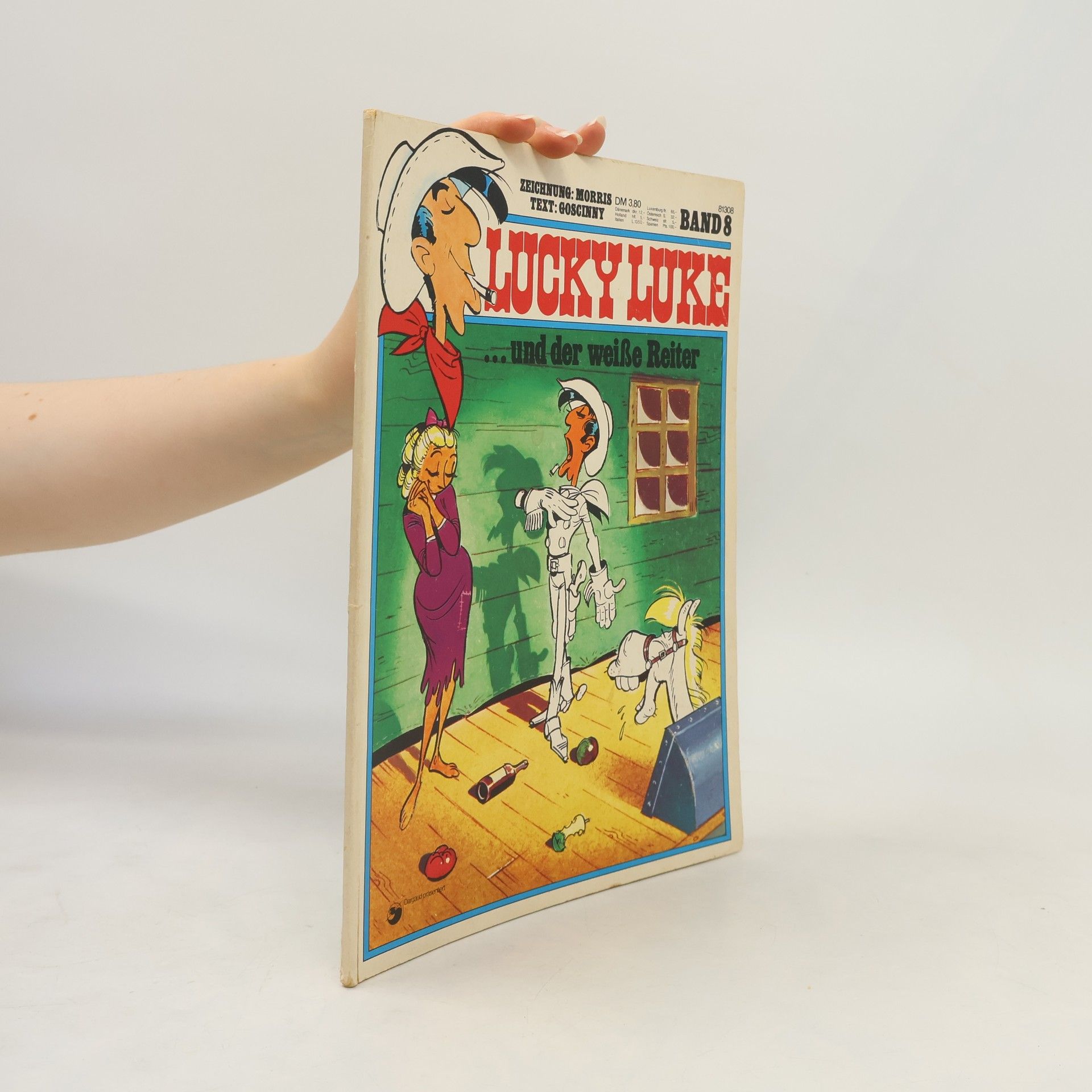 Dessins de Morris Lucky Luke und wieße Reiter
