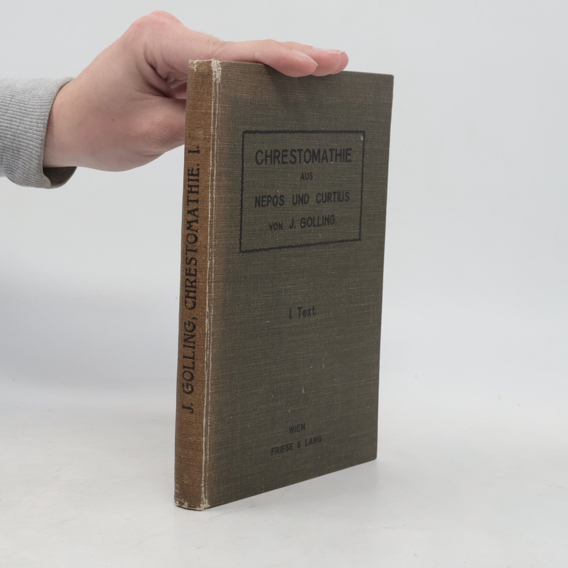 J Golling Chrestomathie aus Cornelius Nepos und Q. Curtius Rufus