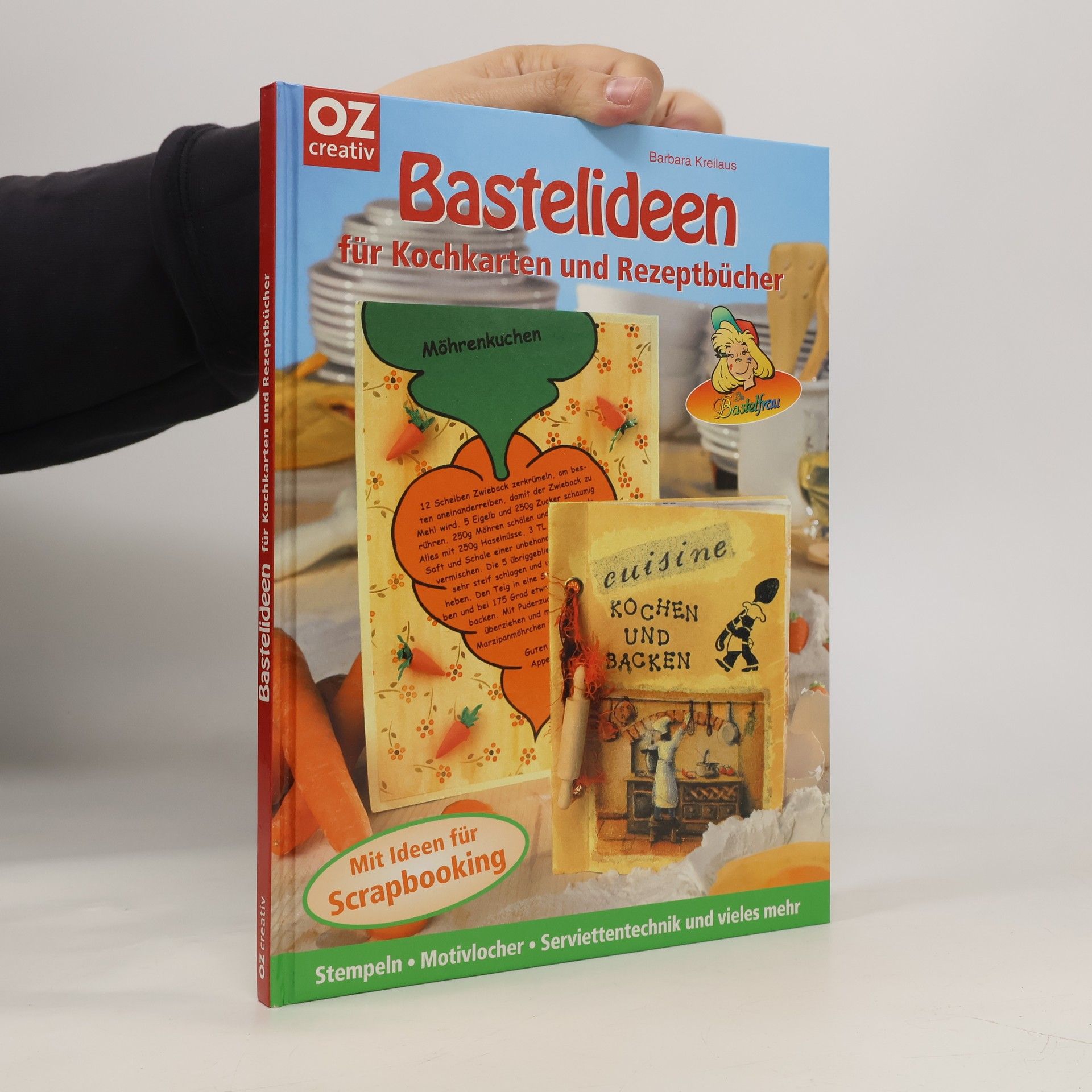 Barbara Kreilaus Bastelideen für Kochkarten und Rezeptbücher