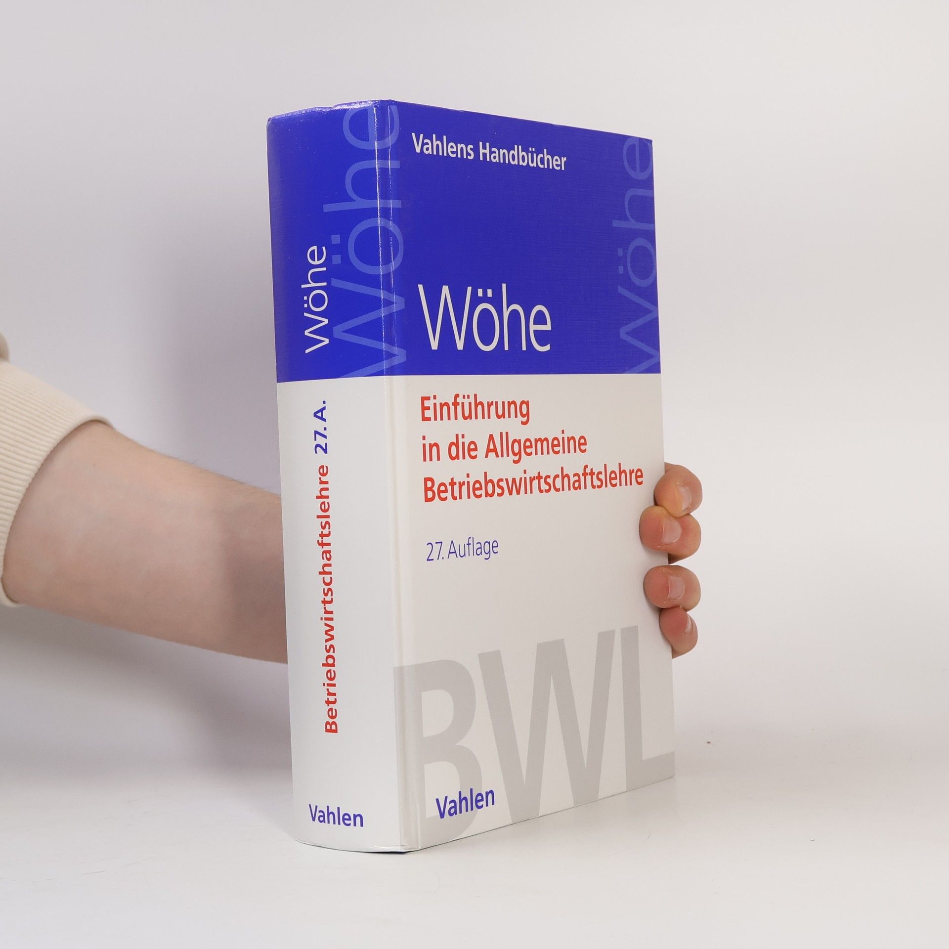 Wöhe Einführung in die Allgemeine Betriebswirtschaftslehre