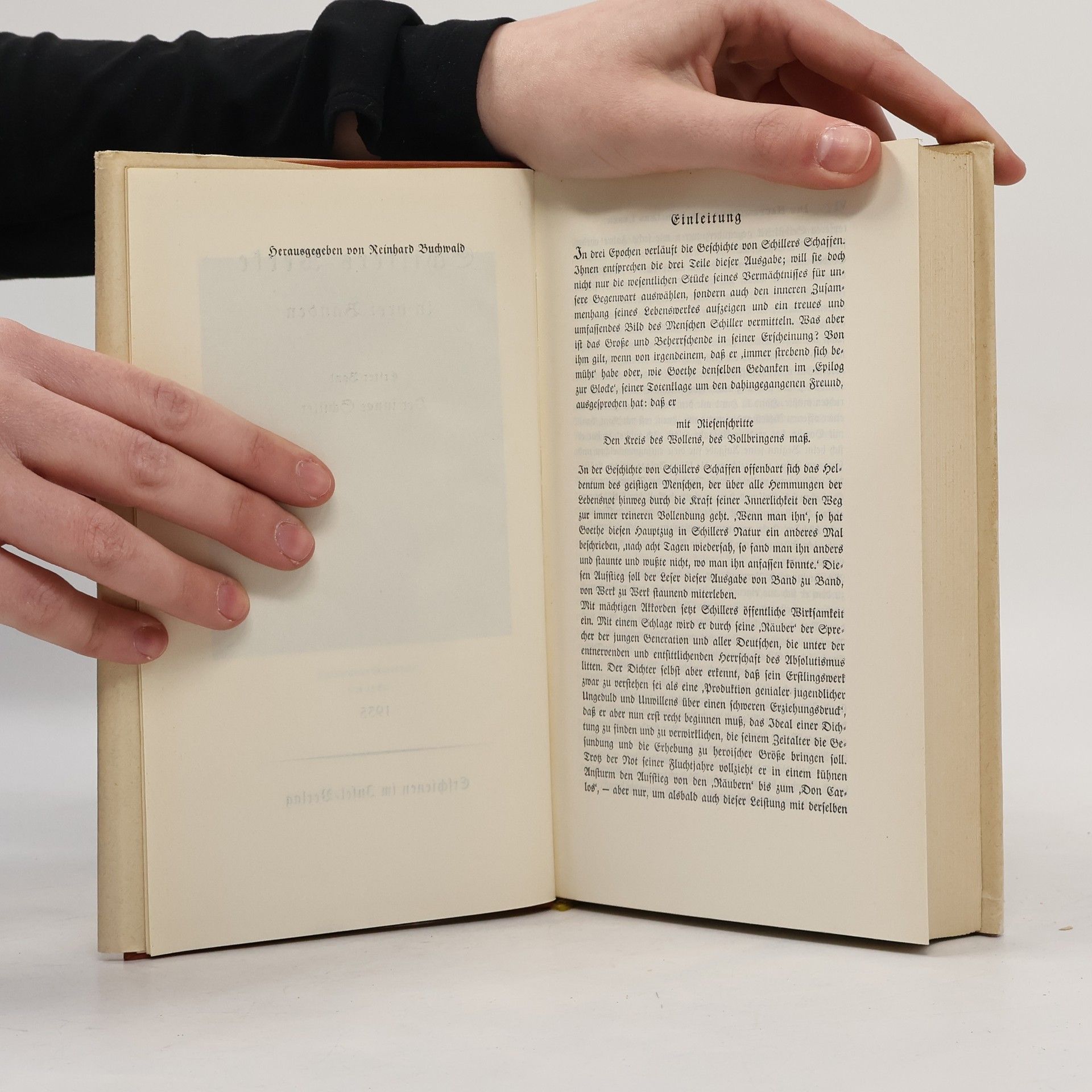 Friedrich Schiller Schillers Werke 1. Der junge Schiller
