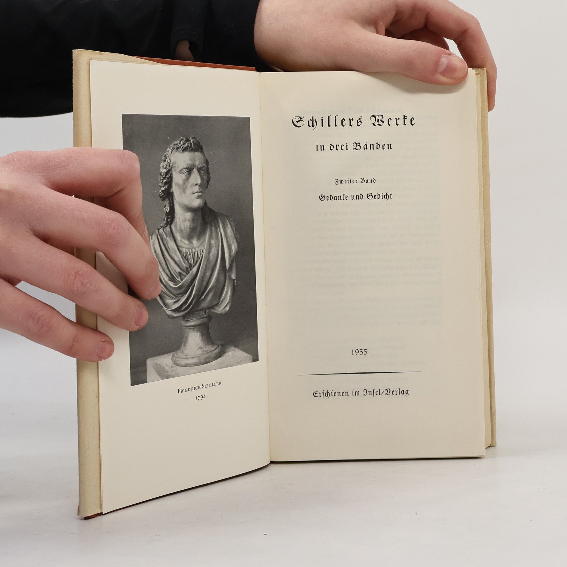 Friedrich Schiller Schillers Werke 2. Gedanke und Gedicht