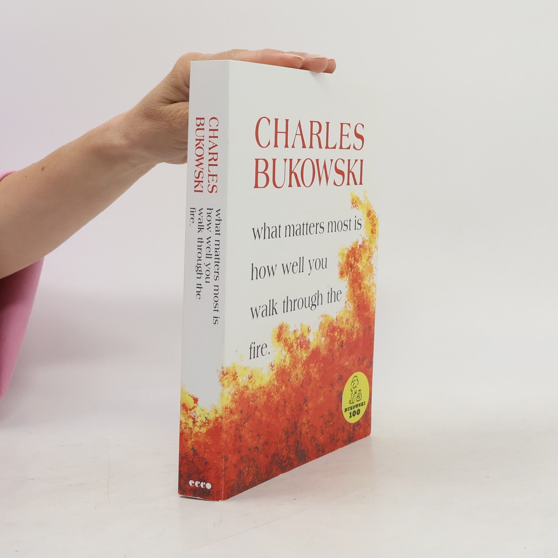 Charles Bukowski What matters most is how well you walk through the fire