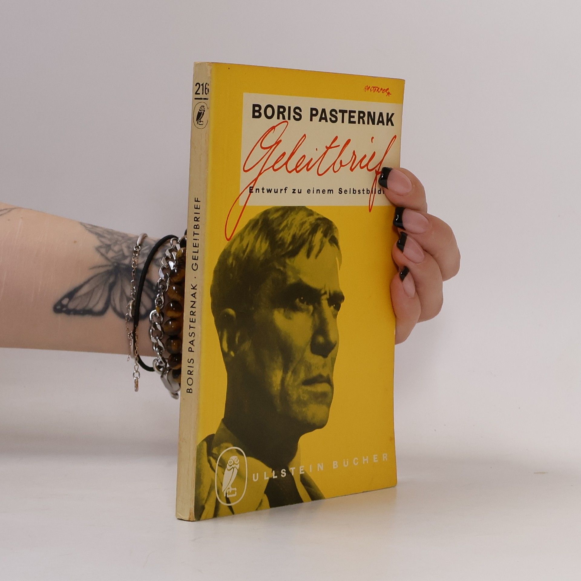 Boris Pasternak Geleitbrief : Entwurf zu einem Selbstbildnis