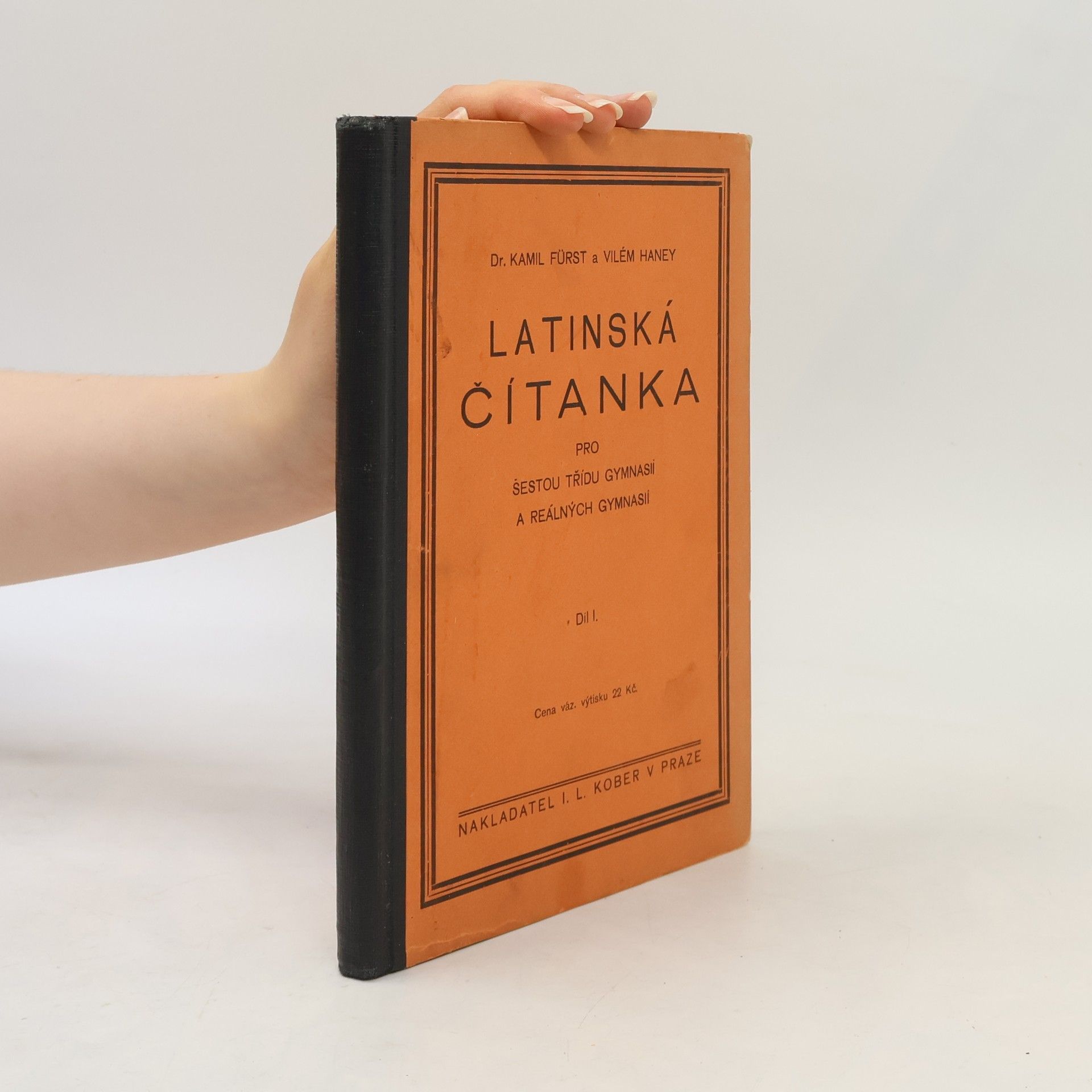 Latinská čítanka pro VI. třídu gymnasií a reálných gymnasií, DÍl I.