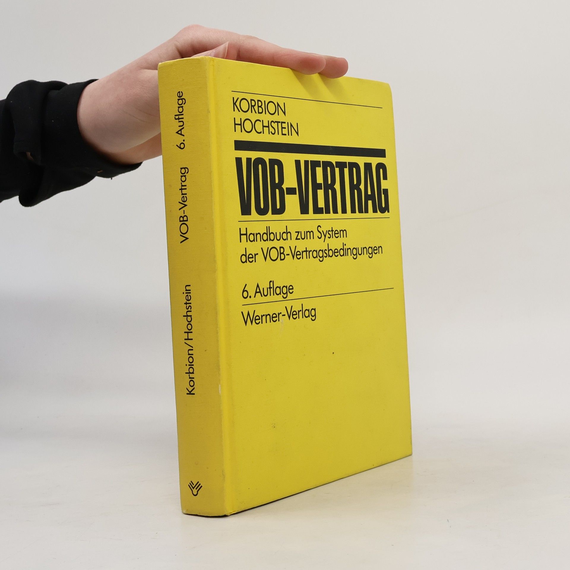 Hermann Korbion VOB-Vertrag - 6. Auflage
