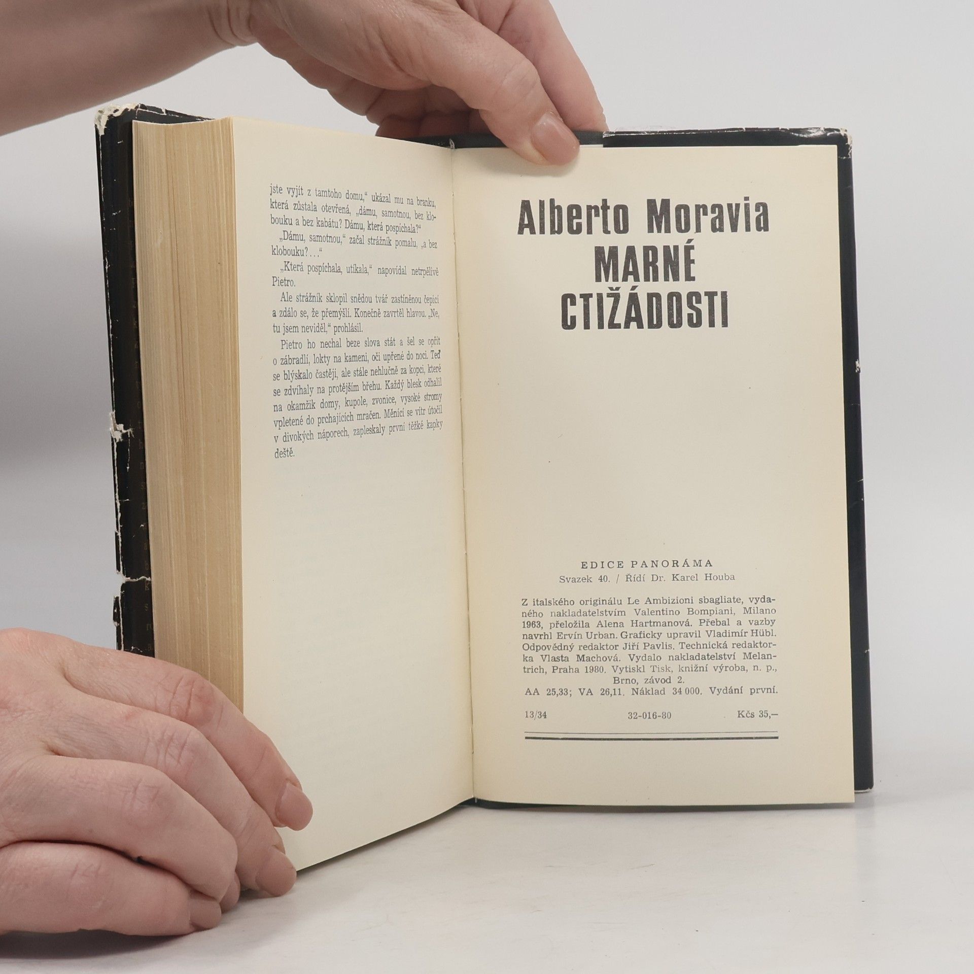 Alberto Moravia Marné ctižádosti