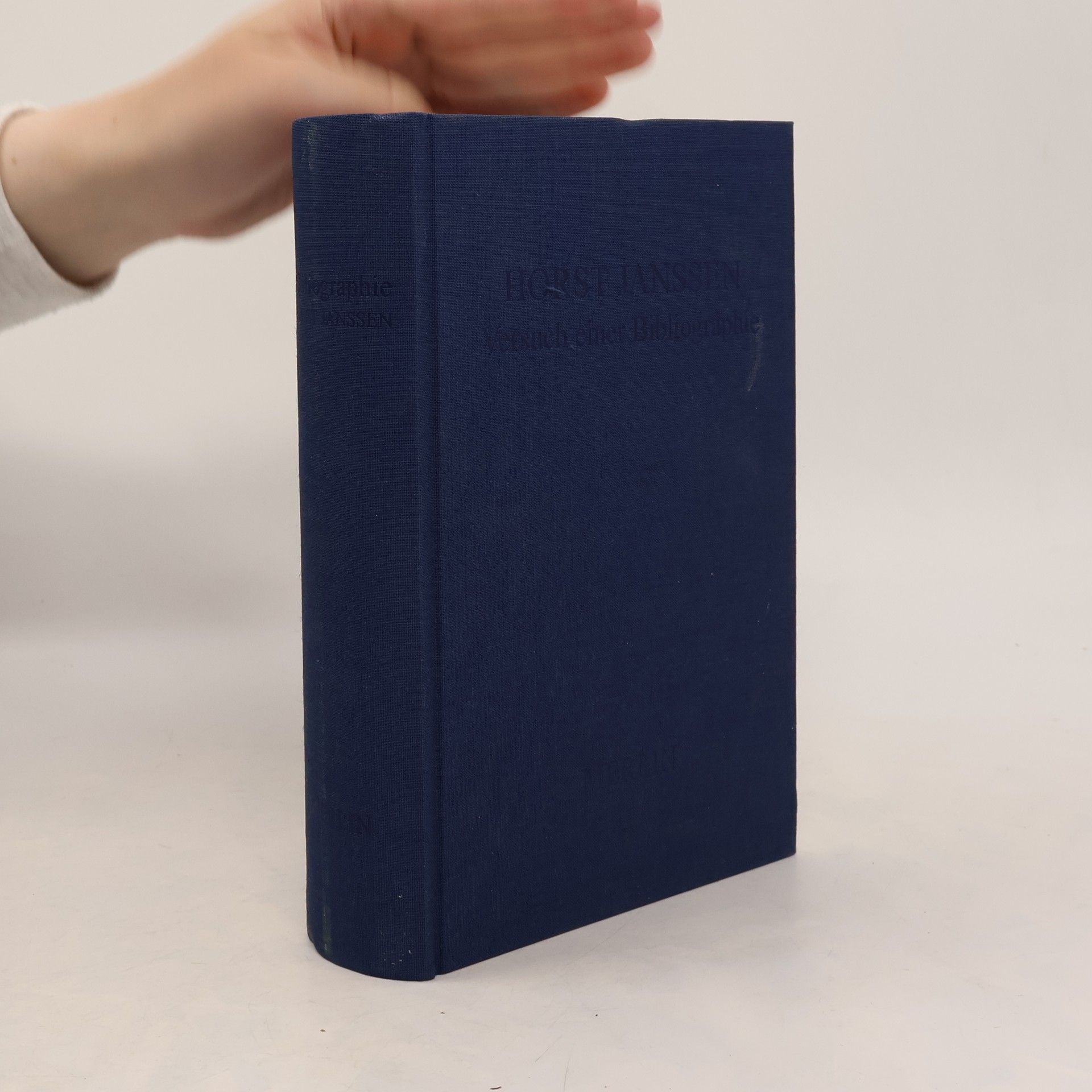 Maria Rüden Horst Janssen - Versuch einer Bibliographie