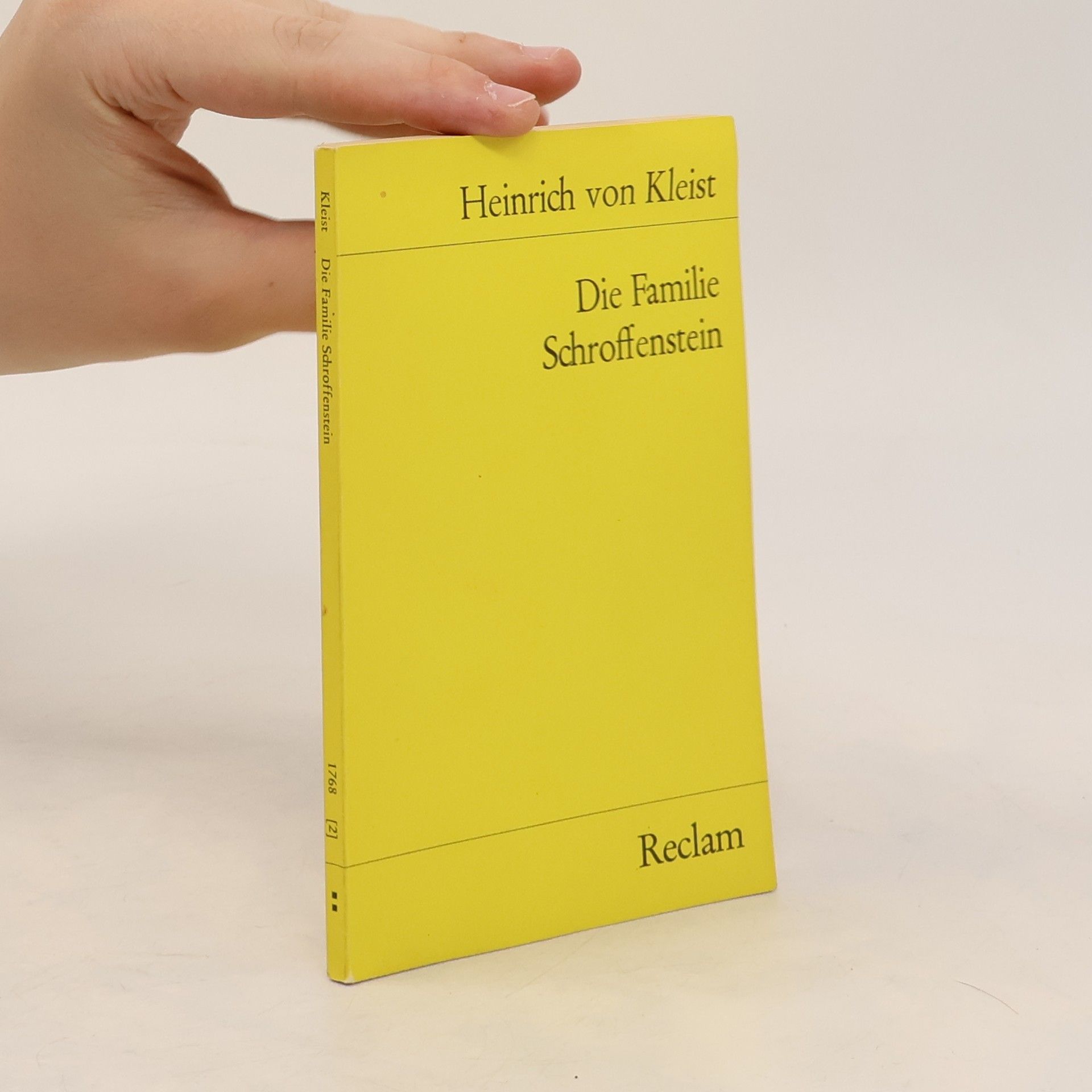 Heinrich von Kleist Die Familie Schroffenstein
