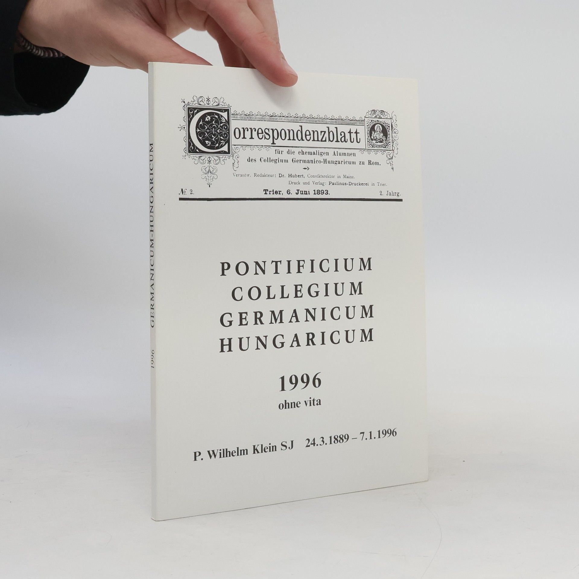 Autorenkollektiv Pontificium Collegium Germanicum Hungaricum