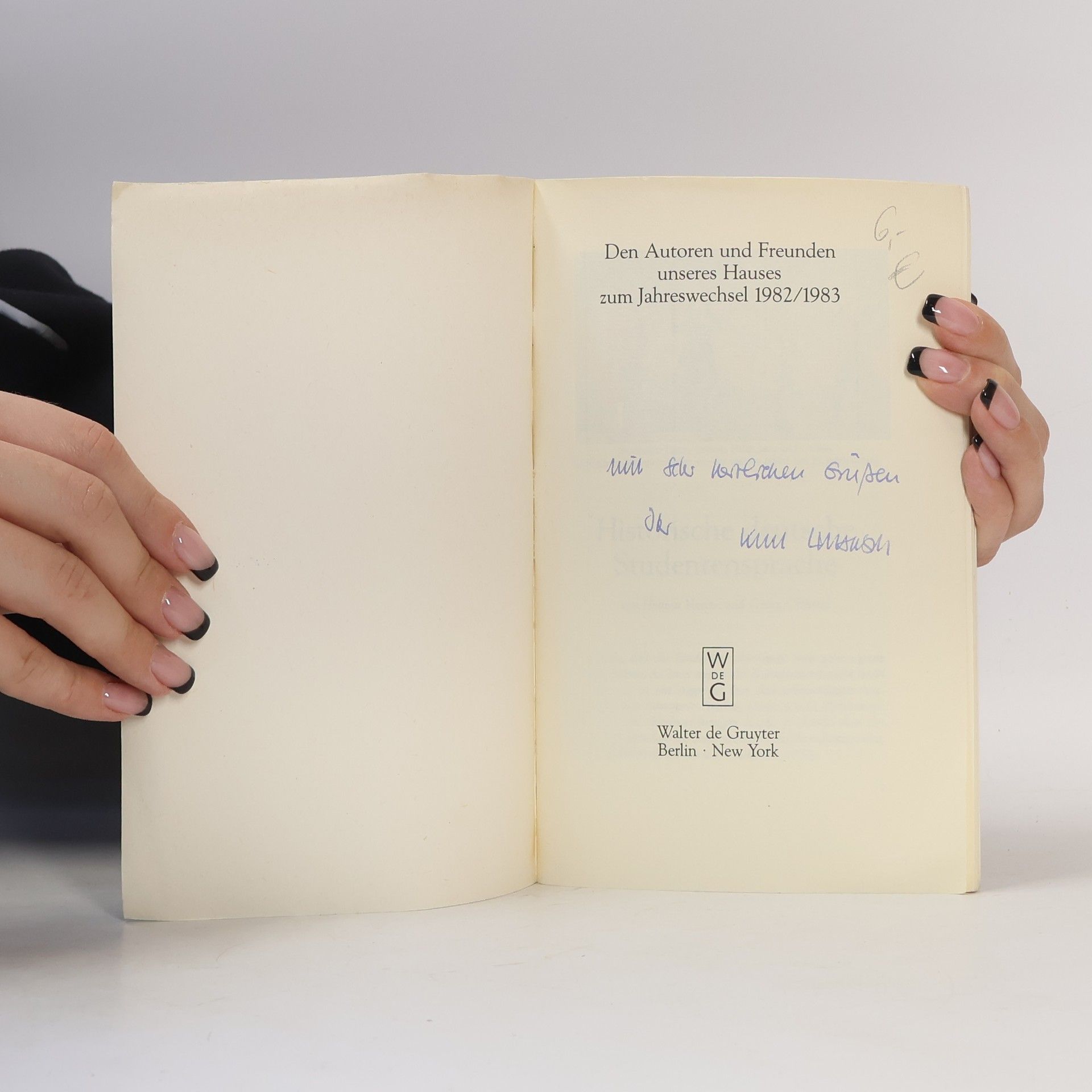Kolektiv autorů Historische deutsche Studentensprache