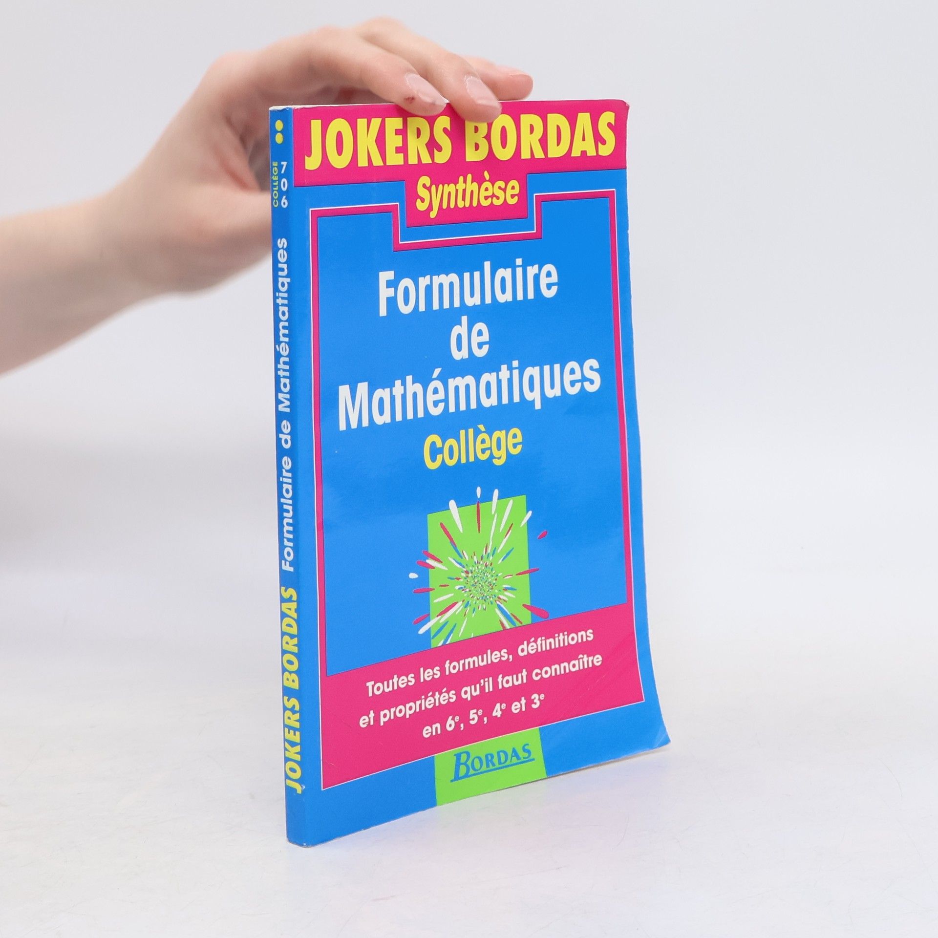 Michel Morille Jokers Bordas: Formulaire de mathématiques