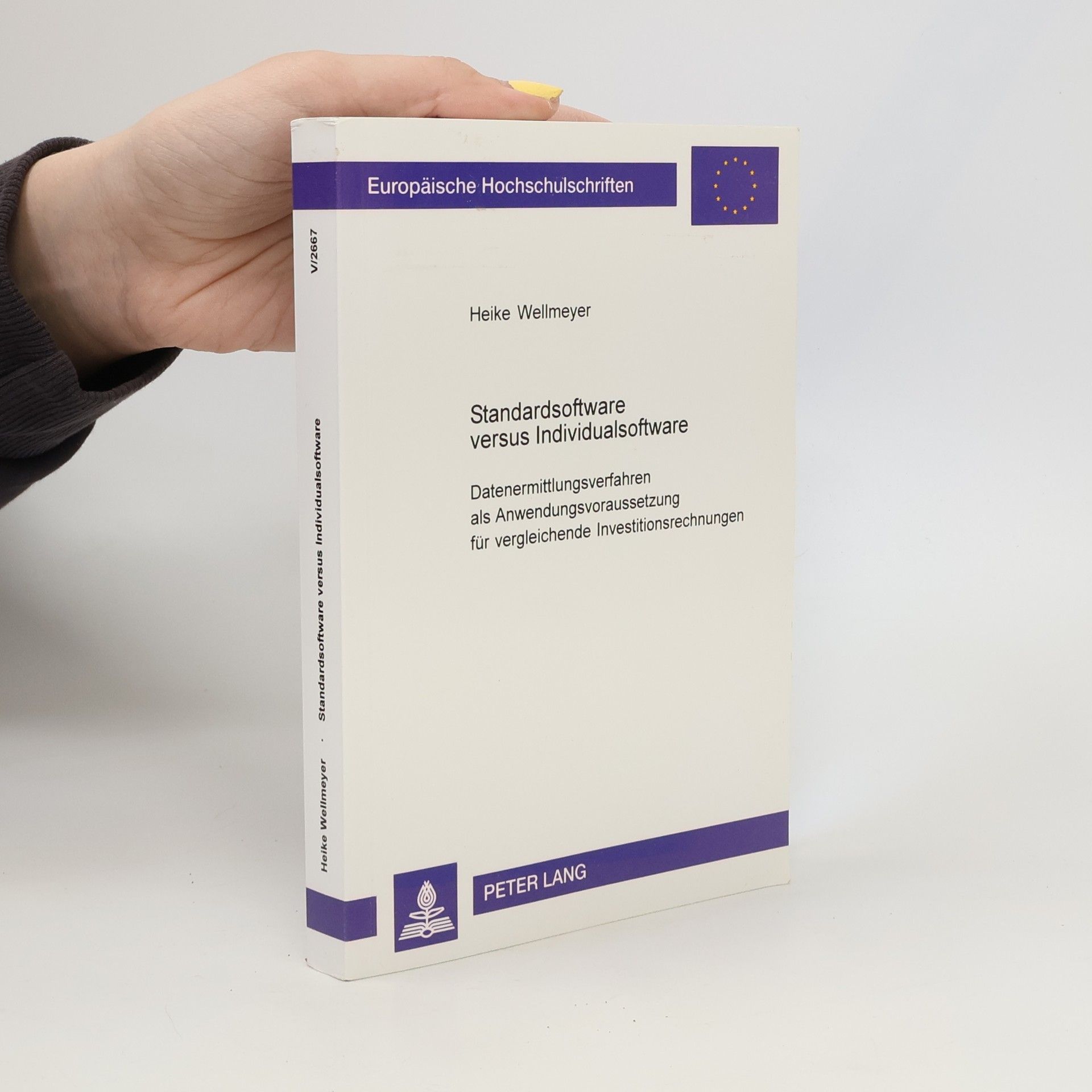 Heike Wellmeyer Standardsoftware versus Individualsoftware
