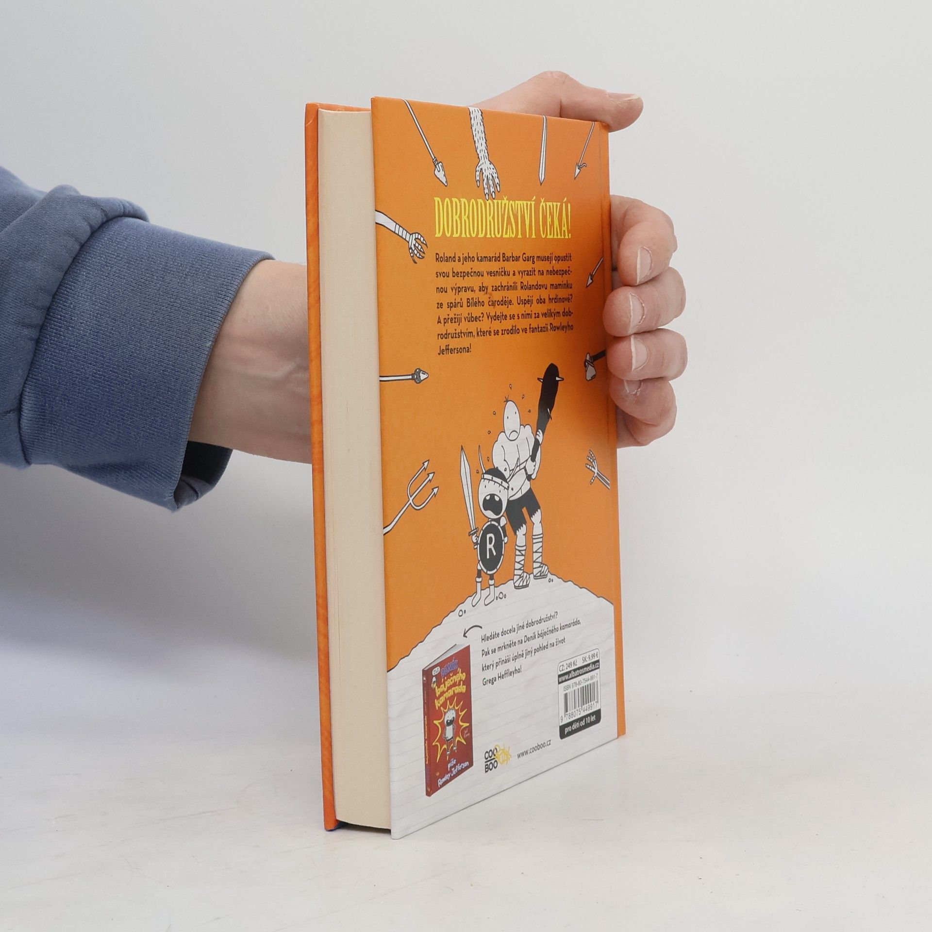 Jeff Kinney Dobrodružství báječných kamarádů. Píše Rowley Jefferson
