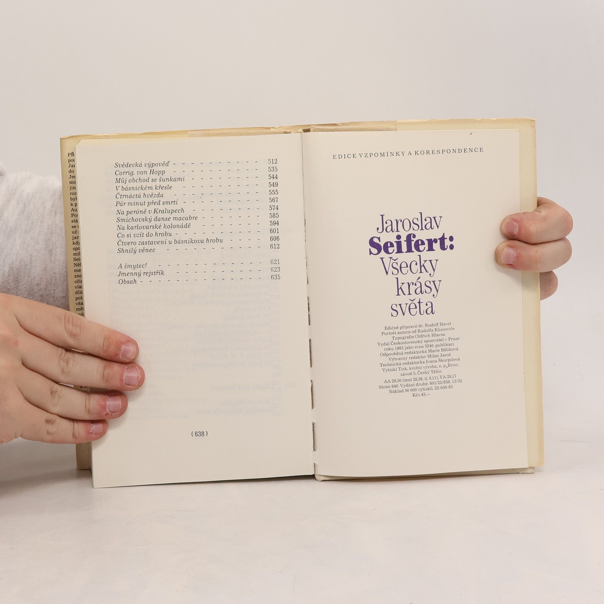 Jaroslav Seifert Všecky krásy světa