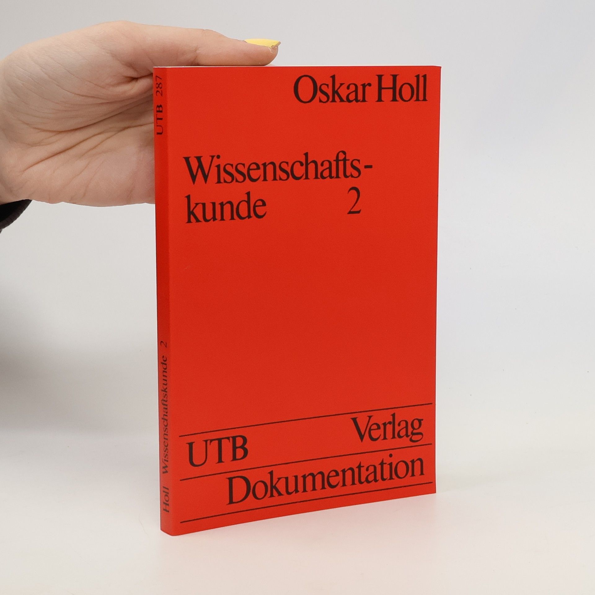 UTB - 2: Wissenschaftskunde