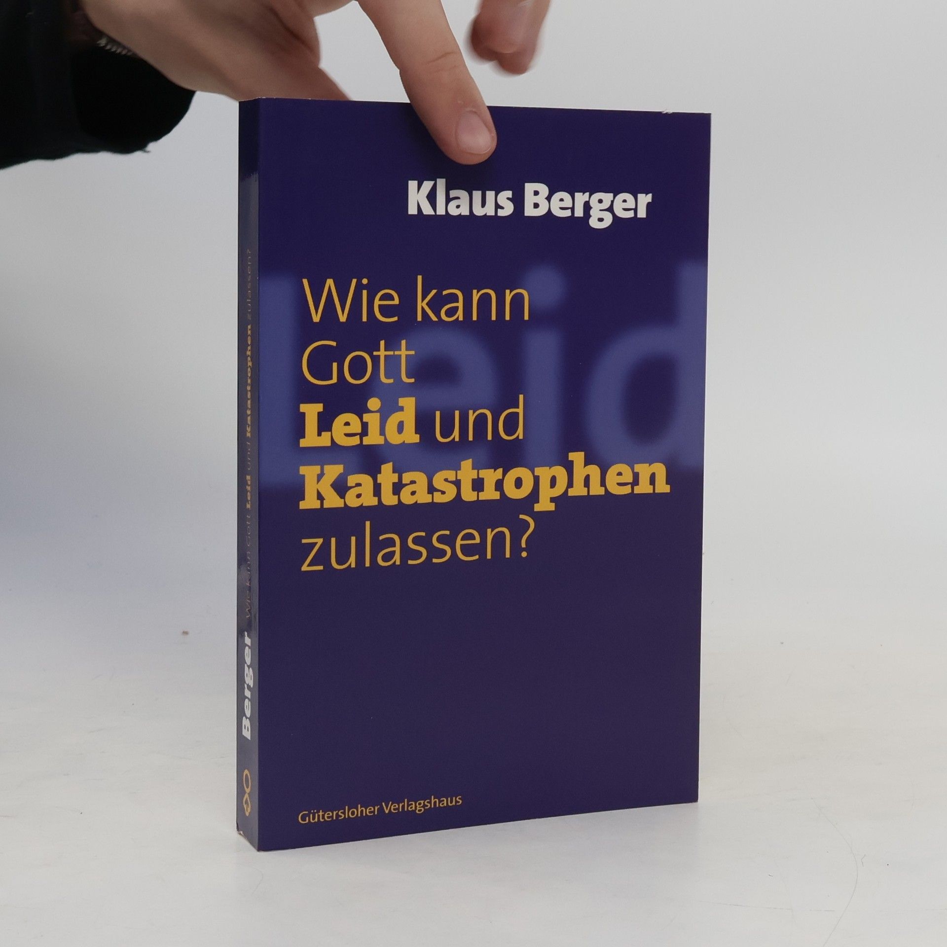 Klaus Berger Wie kann Gott Leid und Katastrophen zulassen?