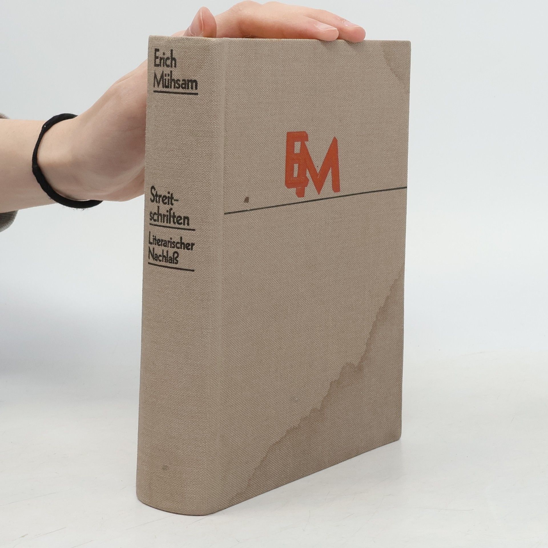 Erich Mühsam Streitschriften. Literarischer Nachlaß.