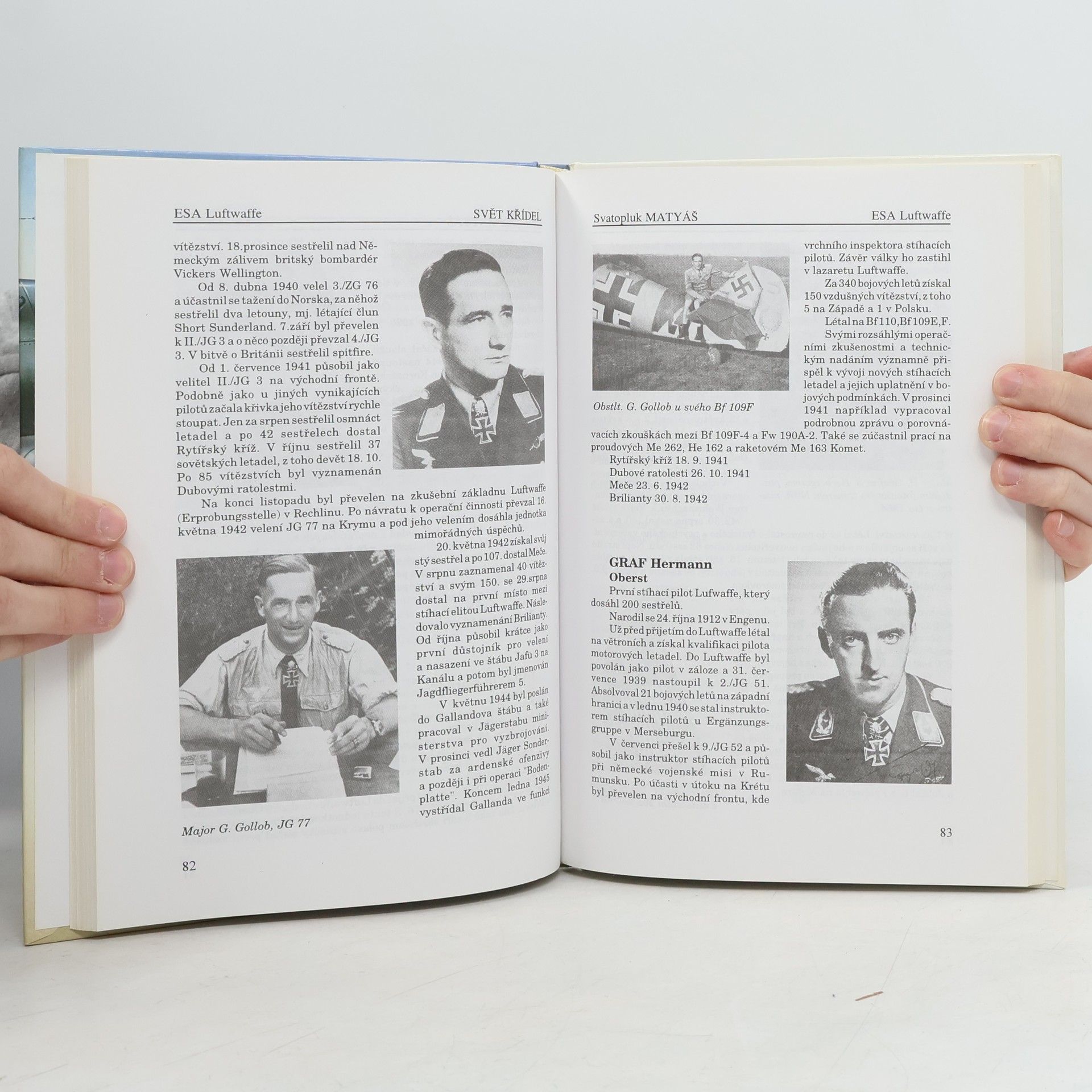 Svatopluk Matyáš Stíhací esa Luftwaffe 1939-1945