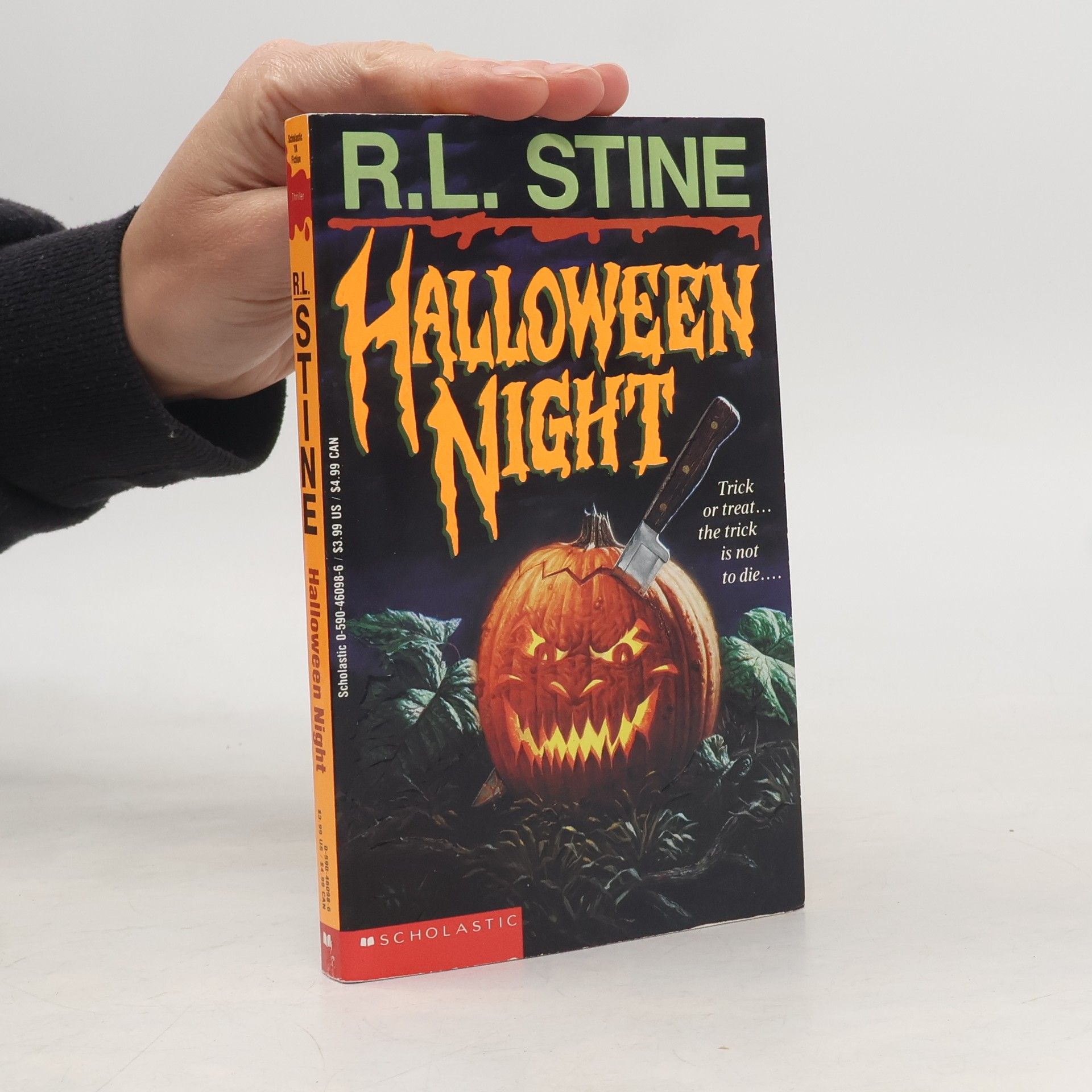 R. L. Stine Halloween night