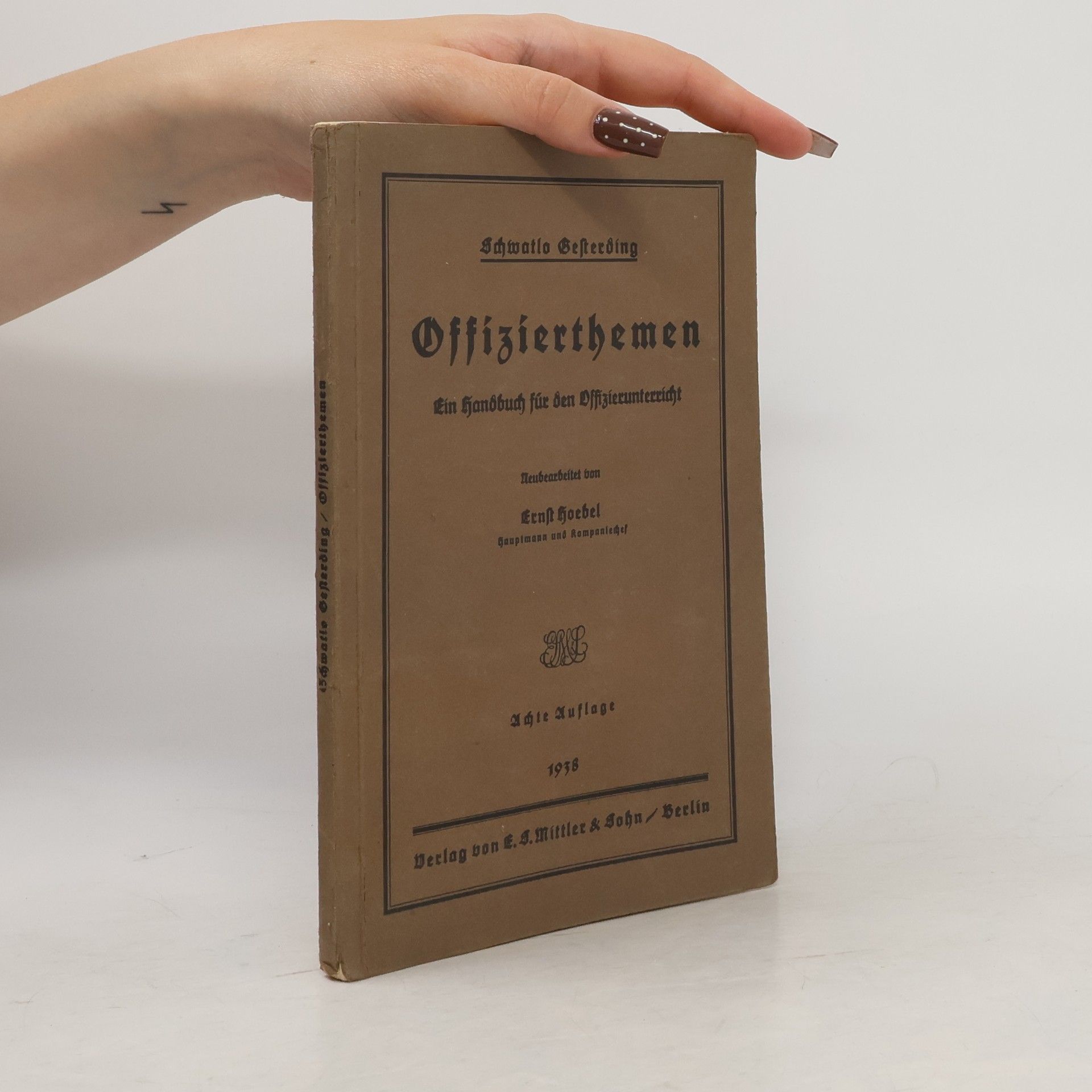 Offizierthemen: Ein Handbuch für den Offiziersunterricht