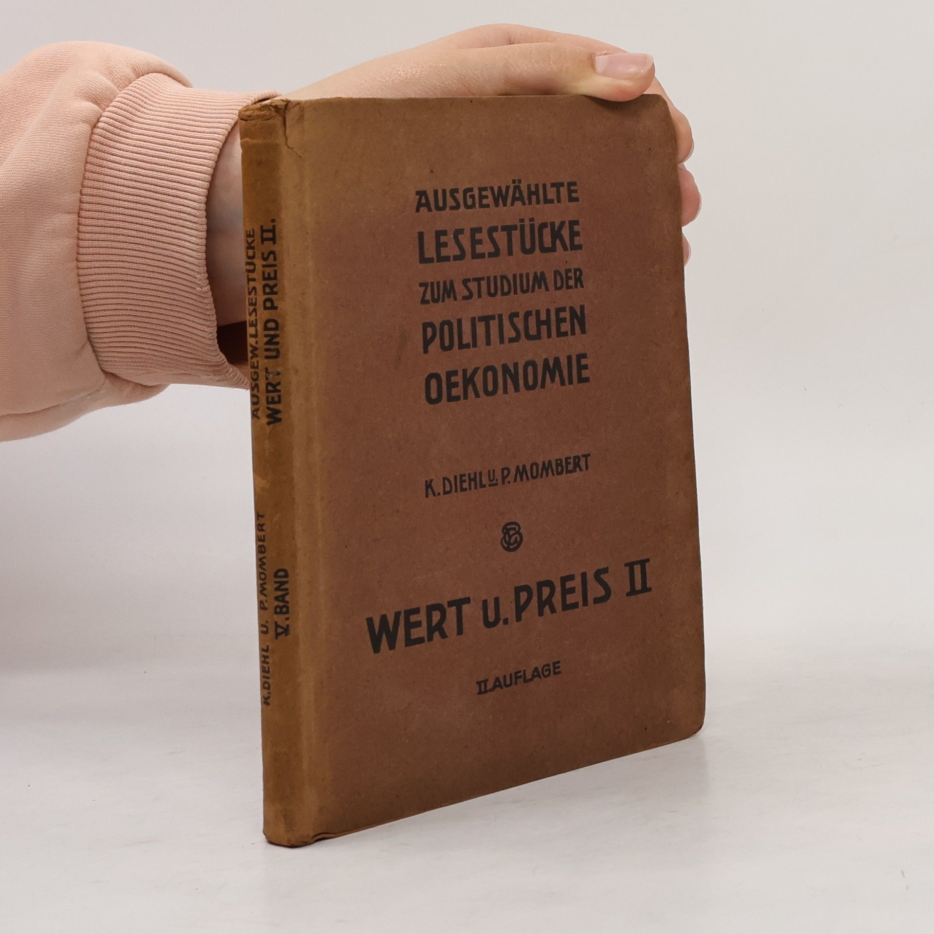 Ausgewählte Lesestücke zum Studium der politischen Oekonomie