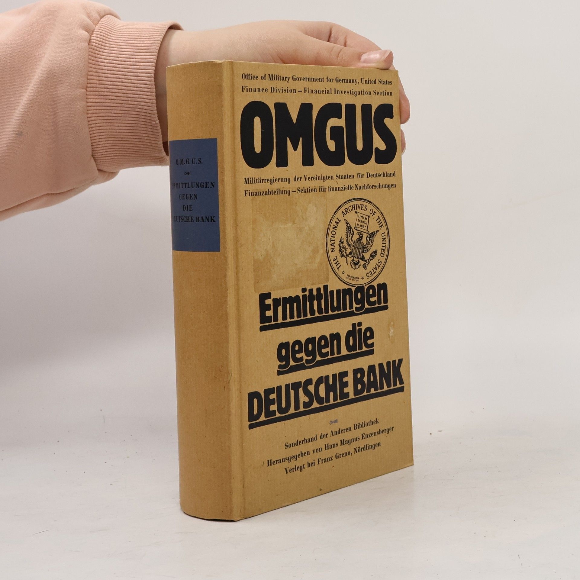 OMGUS Ermittlungen gegen die Deutsche Bank