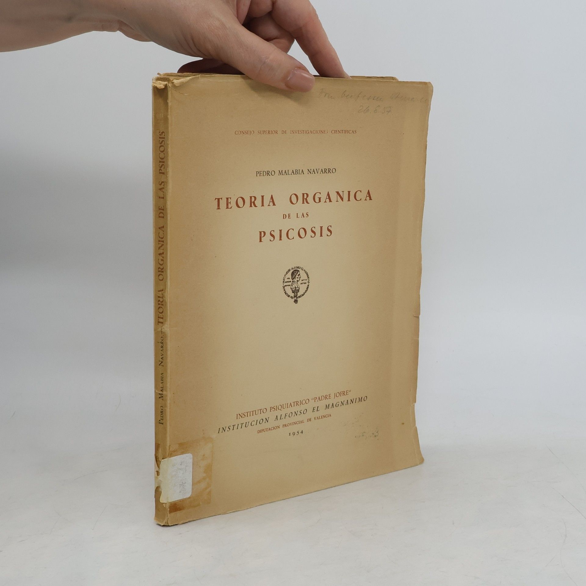 Pedro Malabia Navarro. Teoría Orgánica de las Psicosis
