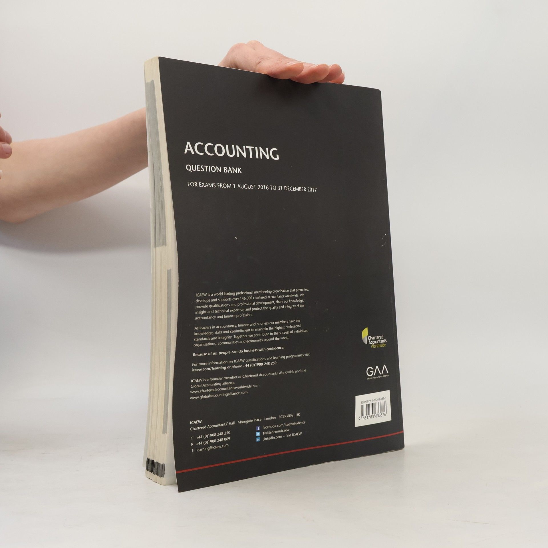 ICAEW Accounting Question Bank Aug 16 - Dec 17