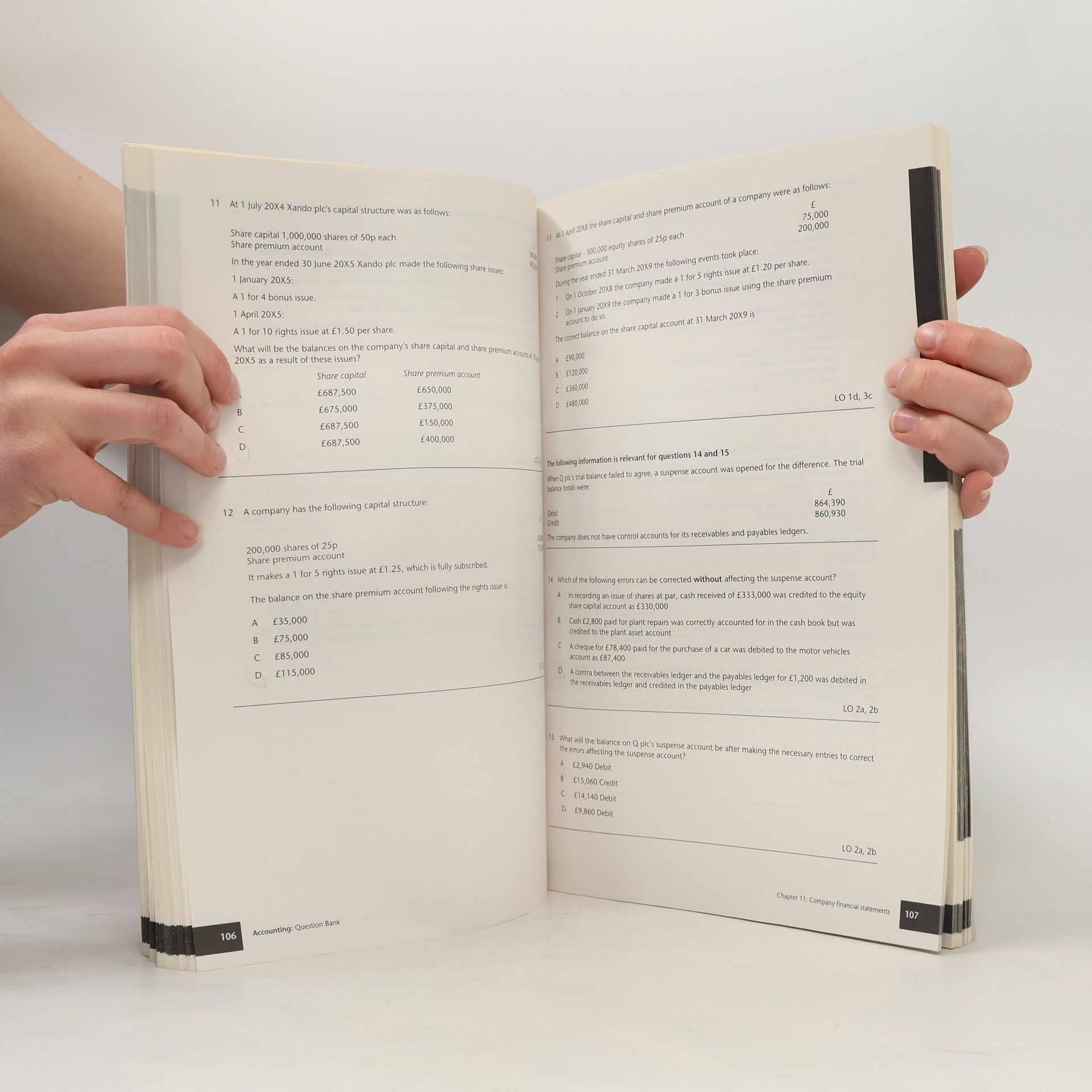 ICAEW Accounting Question Bank Aug 16 - Dec 17