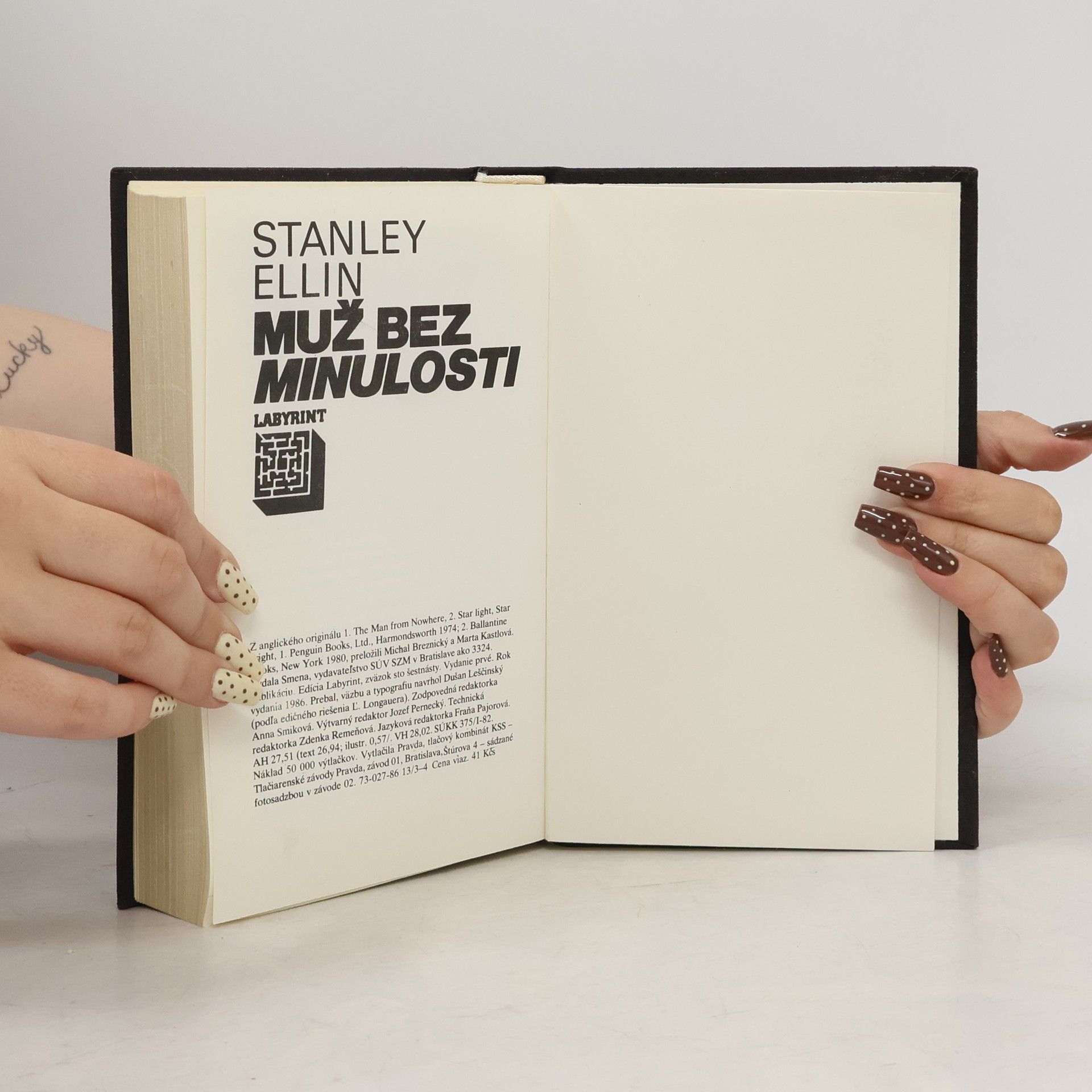 Stanley Ellin Muž bez minulosti