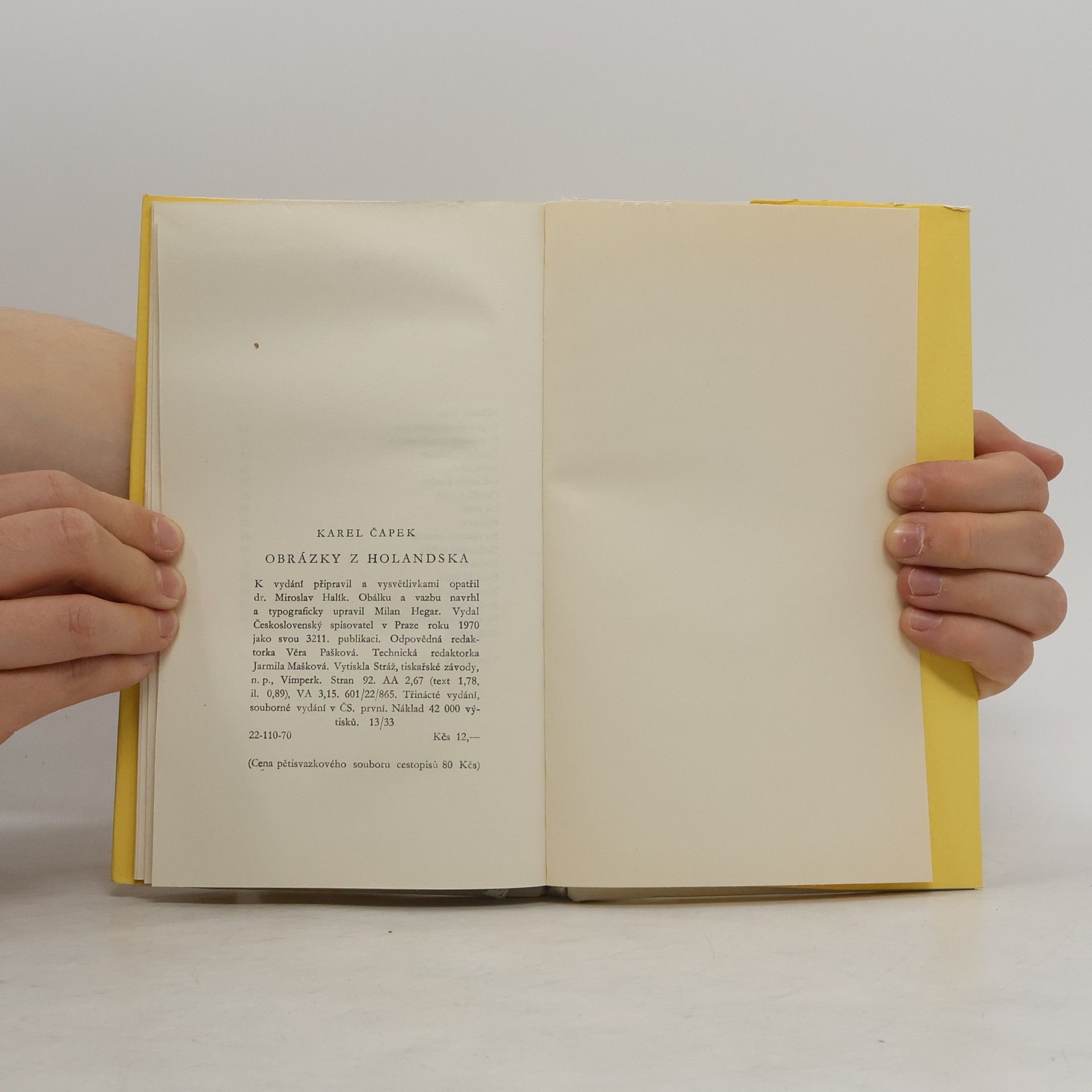Karel Čapek Obrázky z Holandska