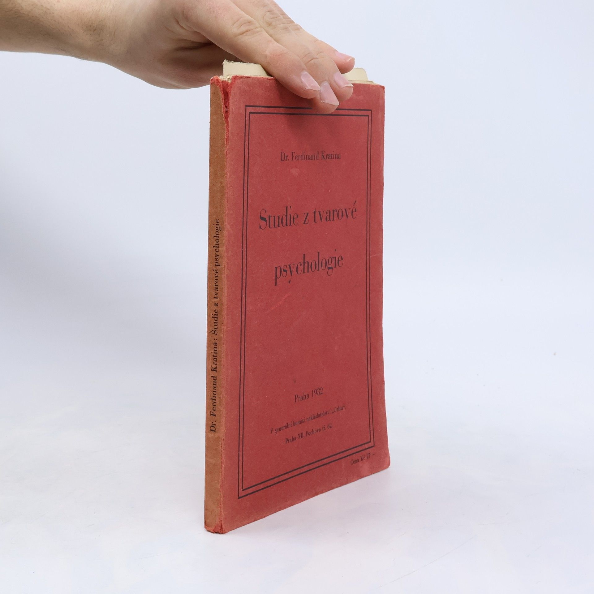 Ferdinand Kratina Studie z tvarové psychologie