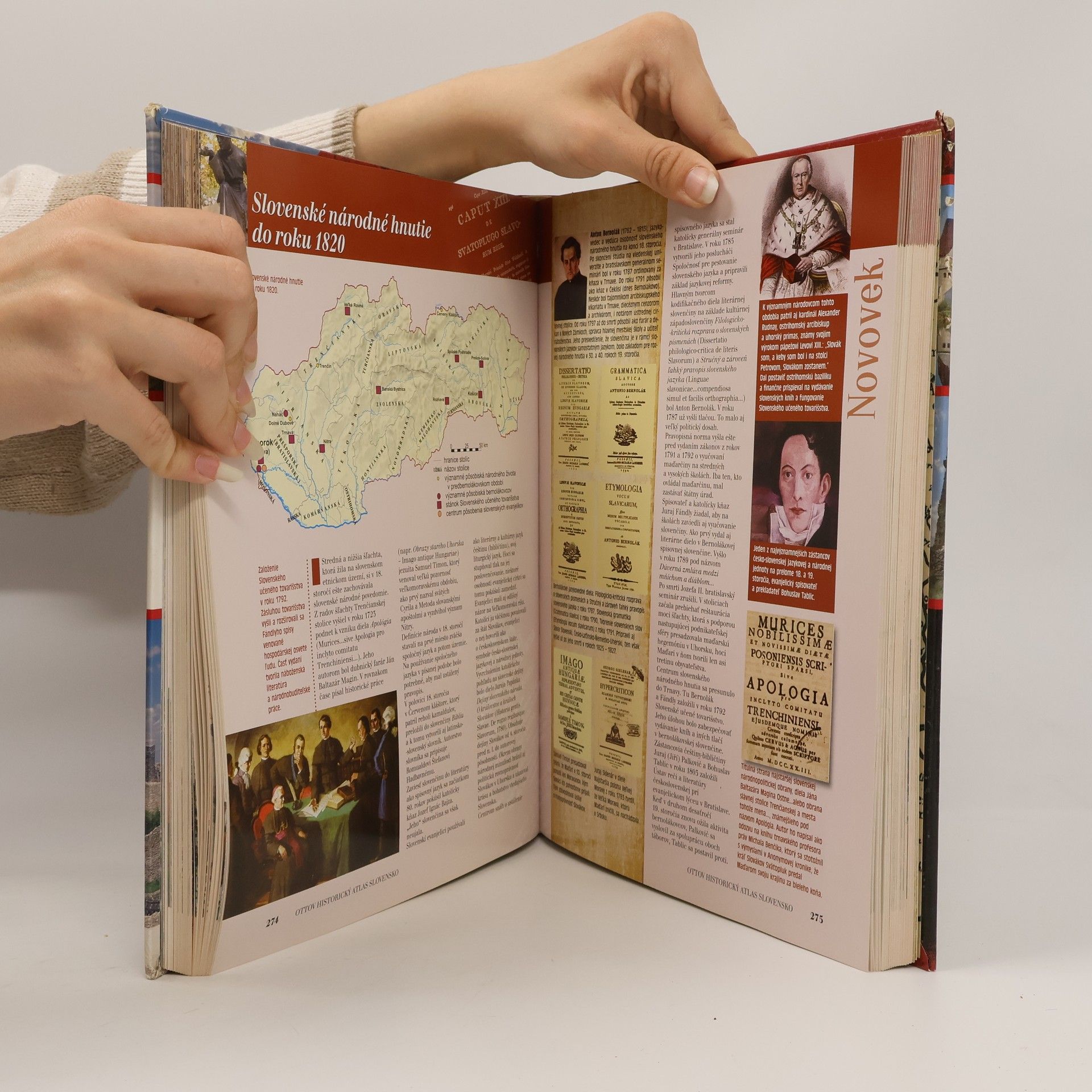 Pavol Kršák Ottov historický atlas. Slovensko