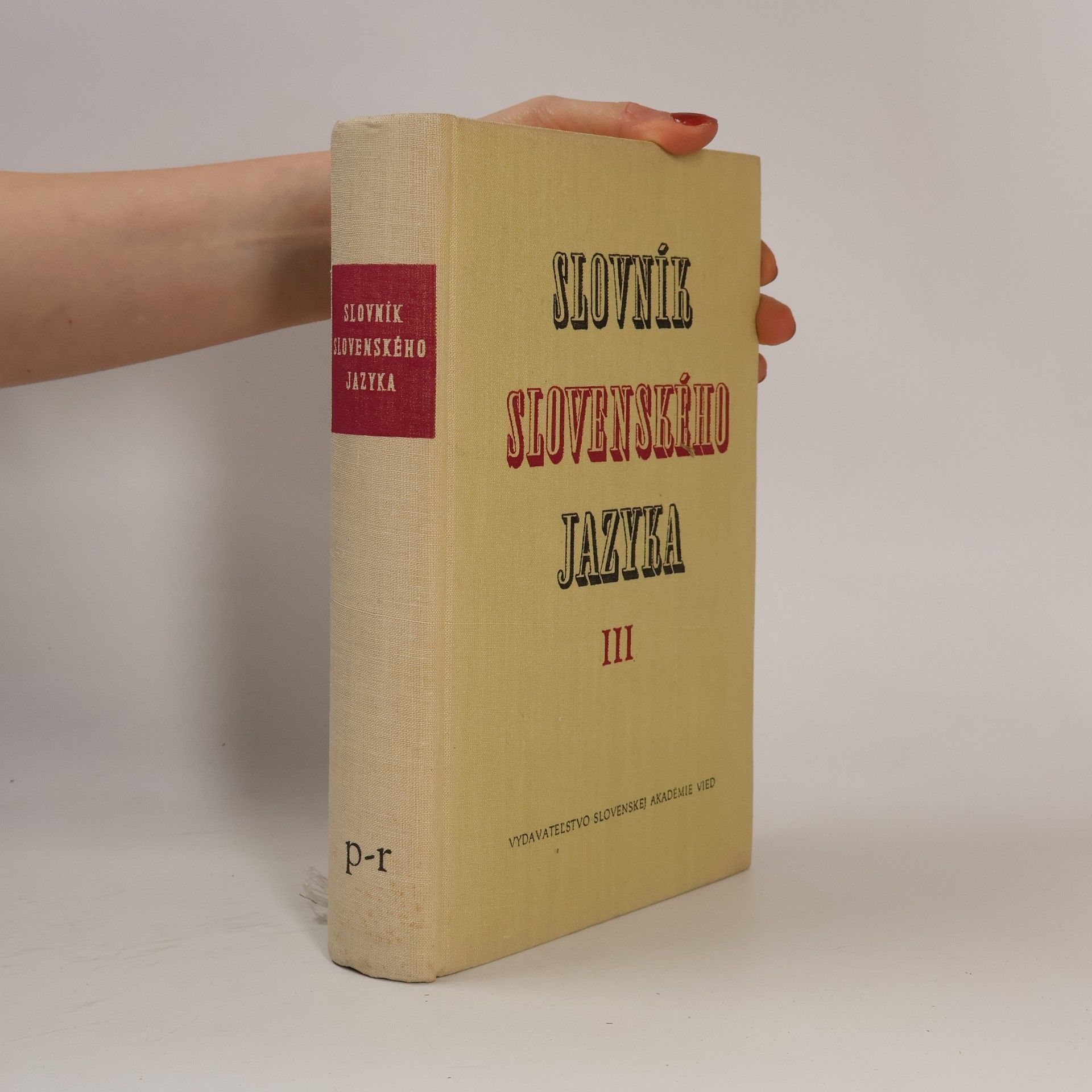 Autorenkollektiv Slovník slovenského jazyka III