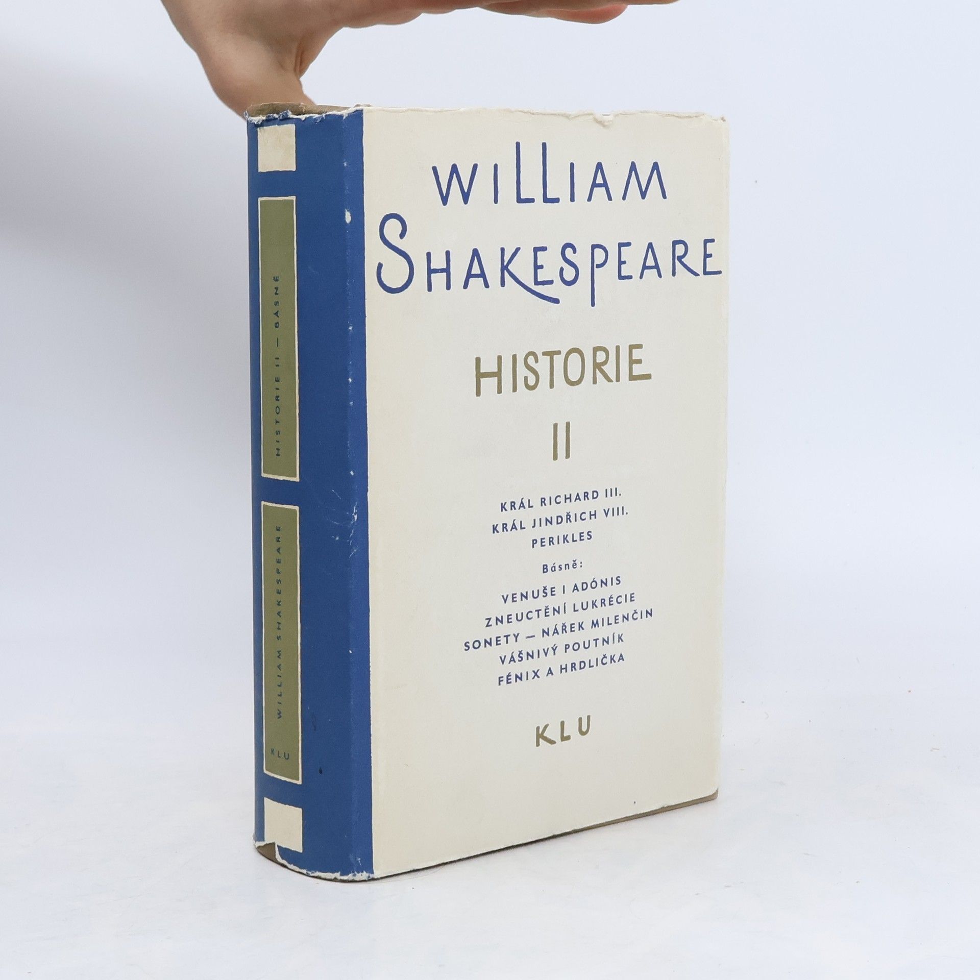 William Shakespeare Historie II - Básně