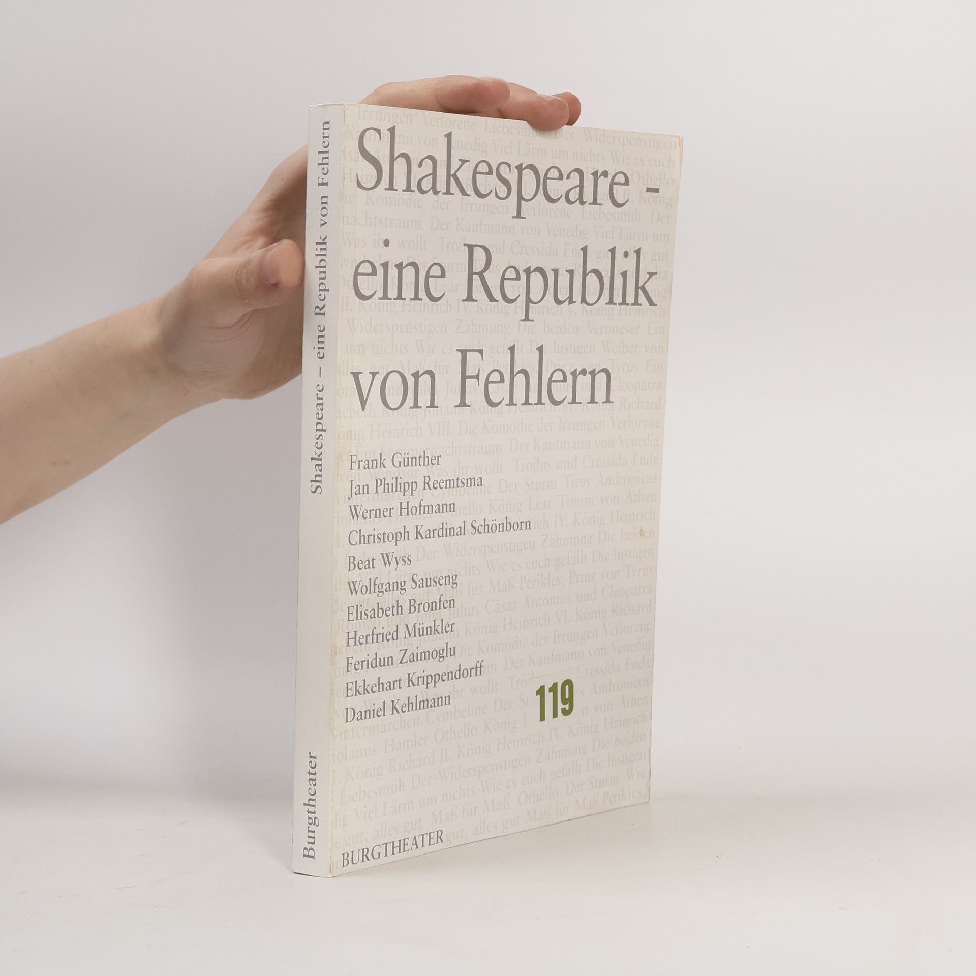 Various authors Shakespeare – eine Republik von Fehlern