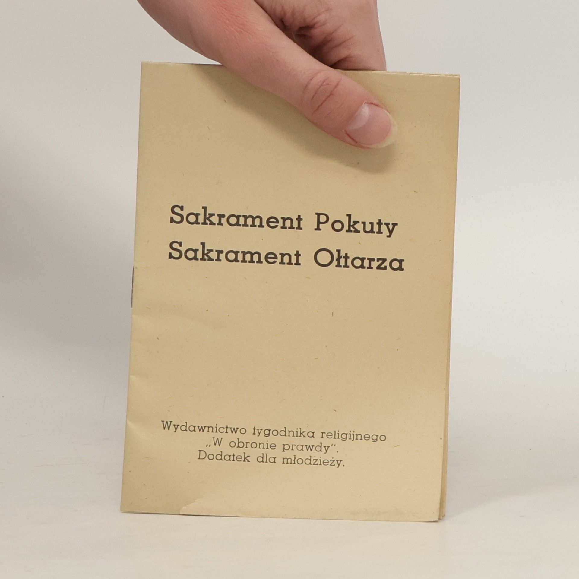 Autorenkollektiv Sakrament Pokuty, Sakrament Ołtarza