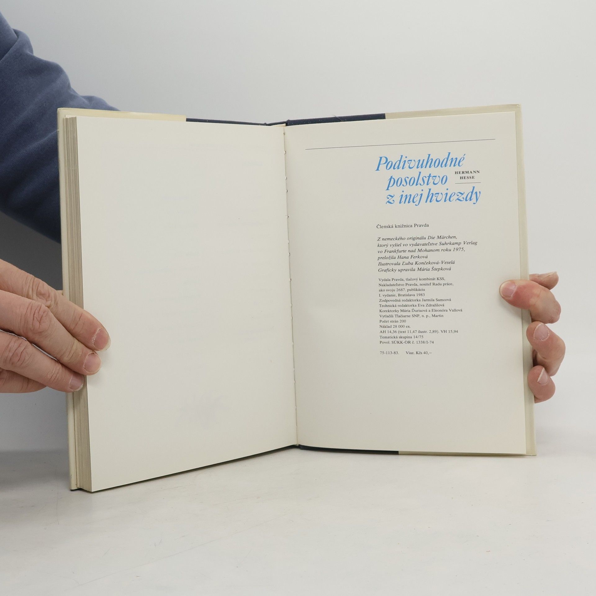 Hermann Hesse Podivuhodné posolstvo z inej hviezdy