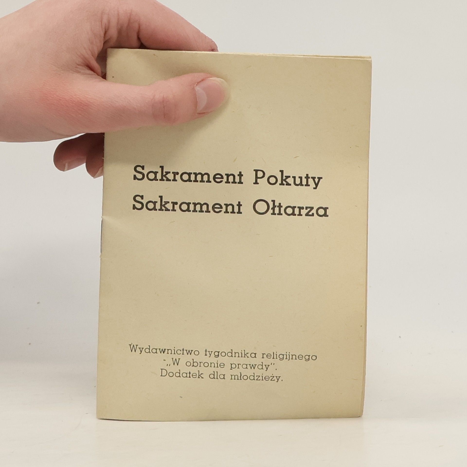 Kolektív autorov Sakrament Pokuty, Sakrament Ołtarza